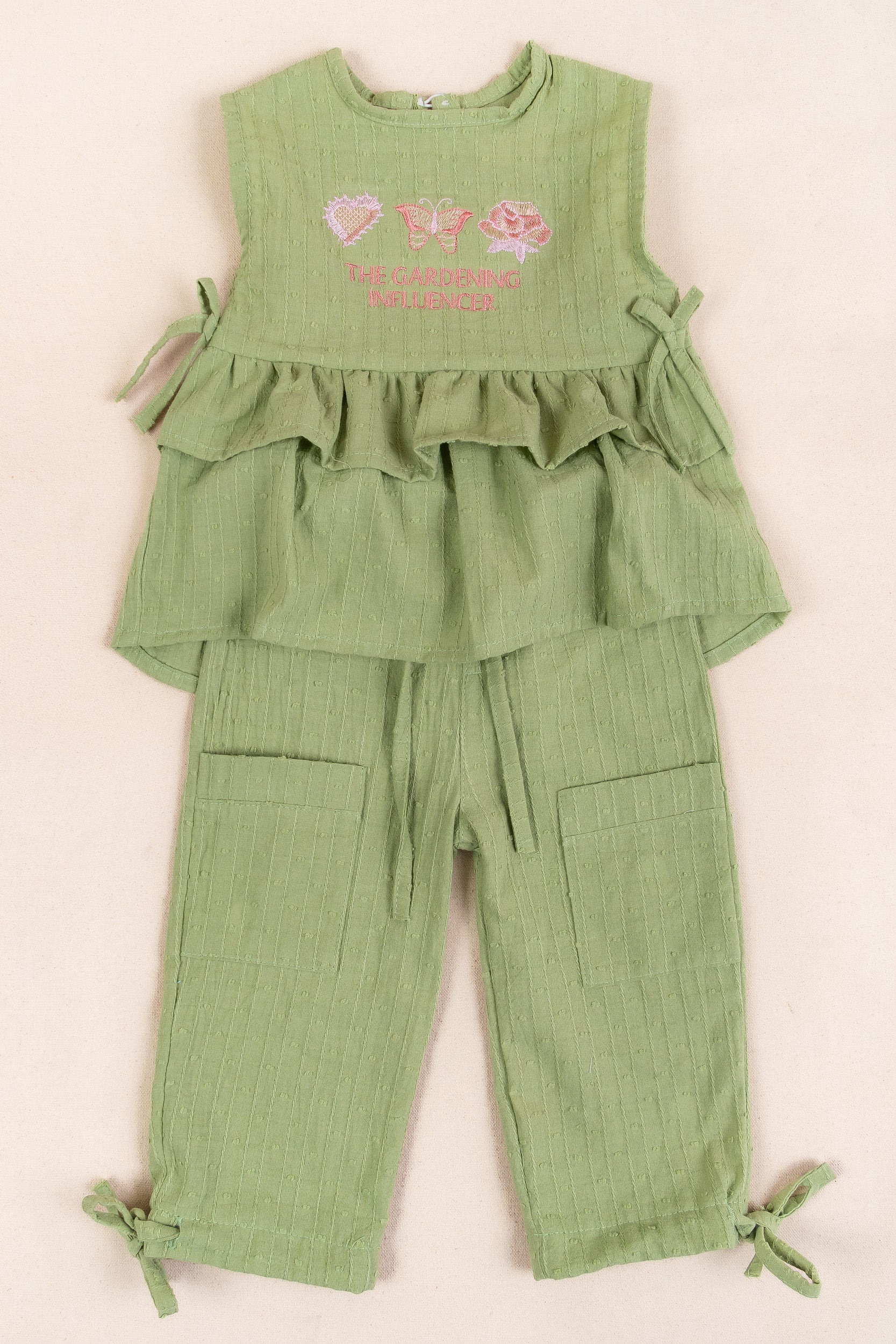 CONJUNTO BEBÉ NIÑA VERDE