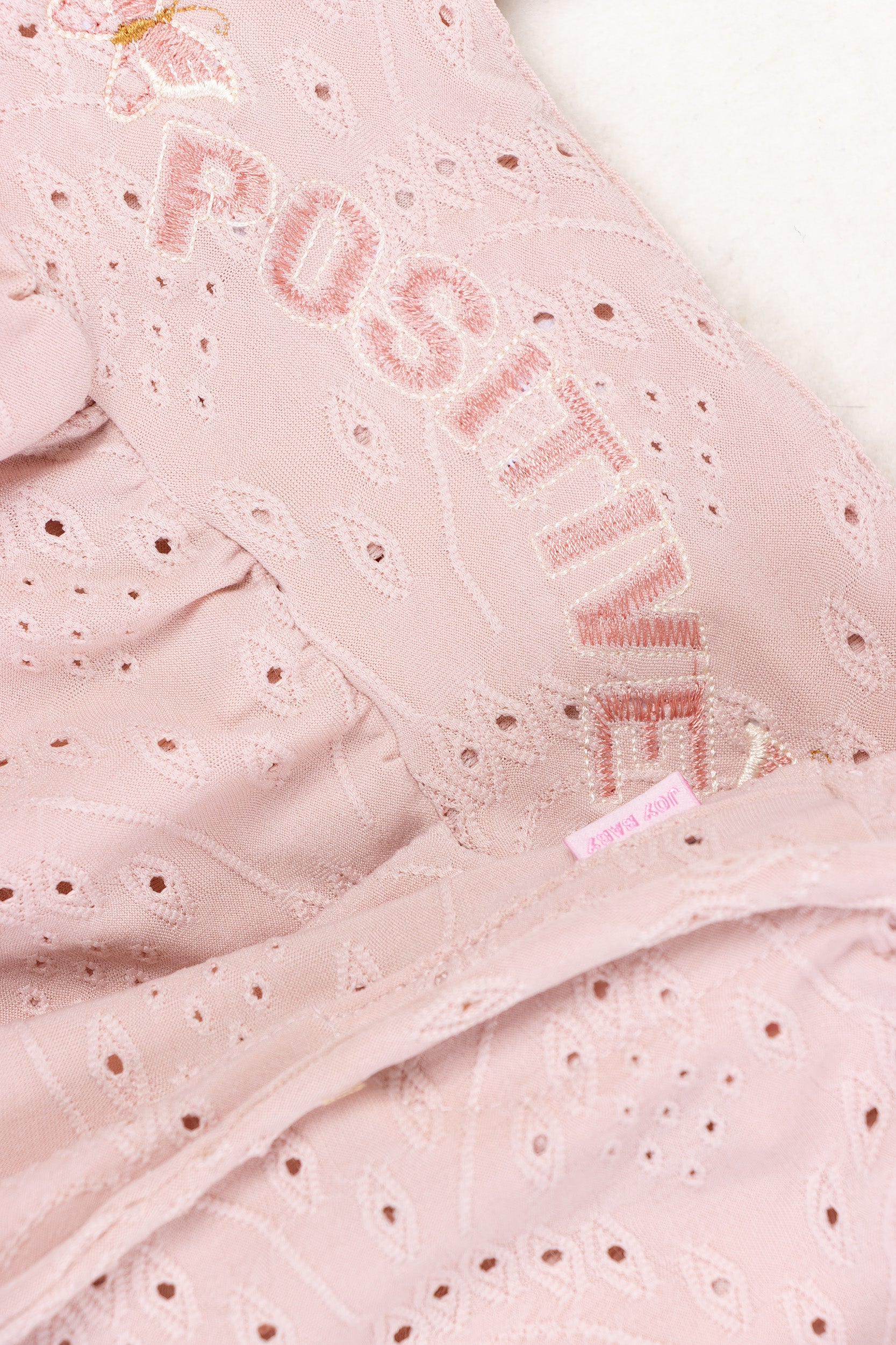 CONJUNTO BEBÉ NIÑA OJALILLO PALO DE ROSA