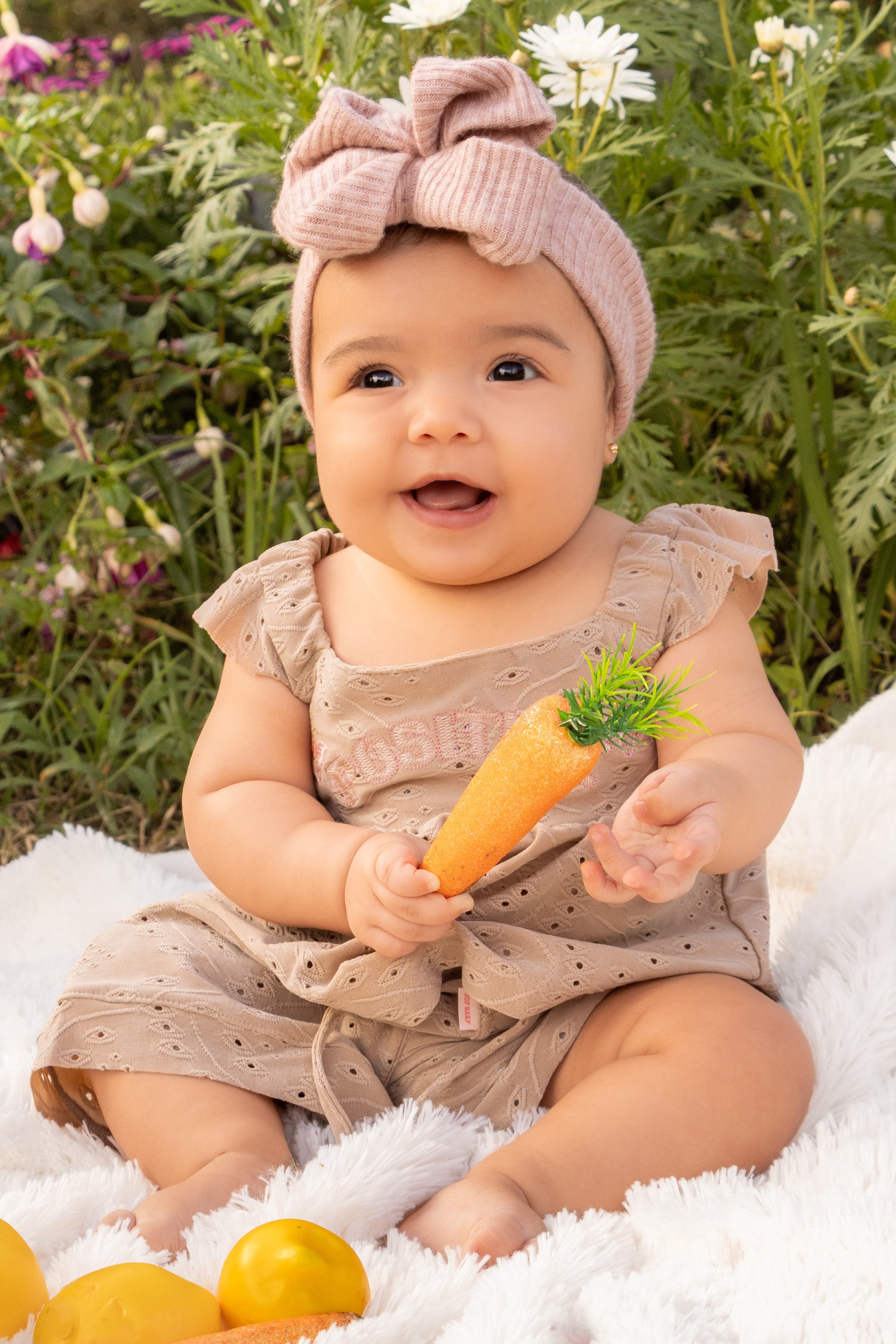 CONJUNTO BEBÉ NIÑA OJALILLO CAFÉ