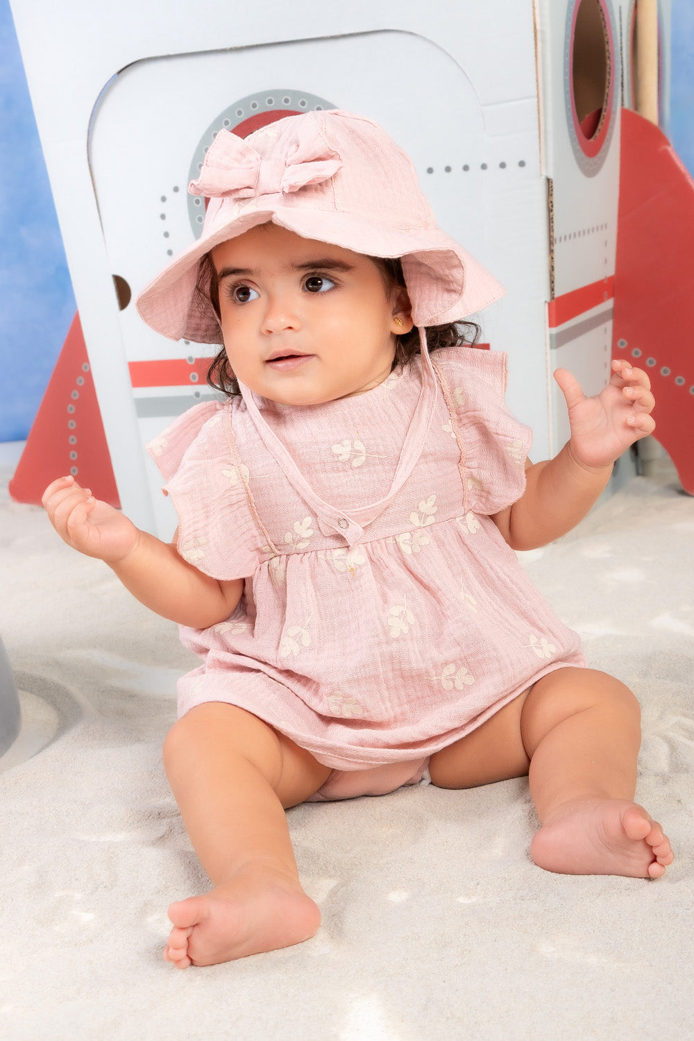 CONJUNTO BEBÉ NIÑA SWEET ROSADO