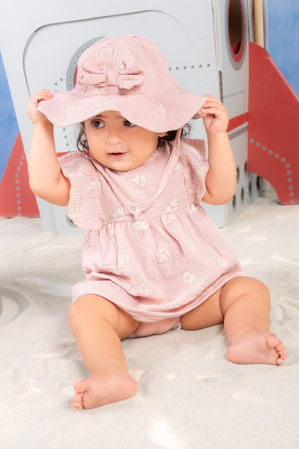 CONJUNTO BEBÉ NIÑA SWEET ROSADO