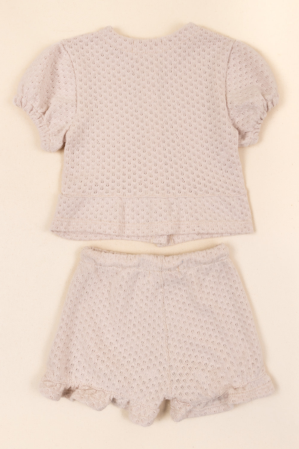 CONJUNTO BEBÉ NIÑA KIND BEIGE