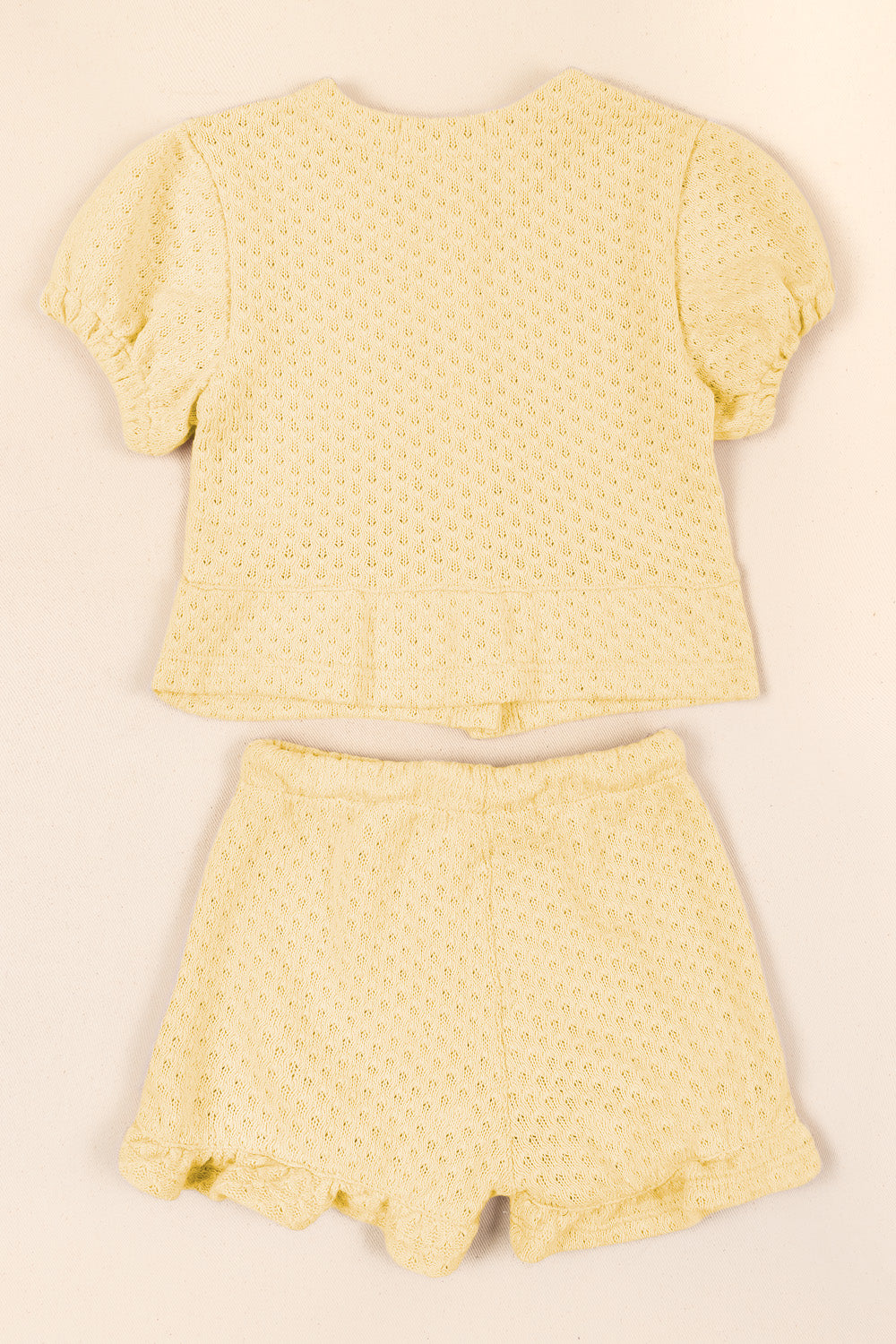 CONJUNTO BEBÉ NIÑA KIND AMARILLO