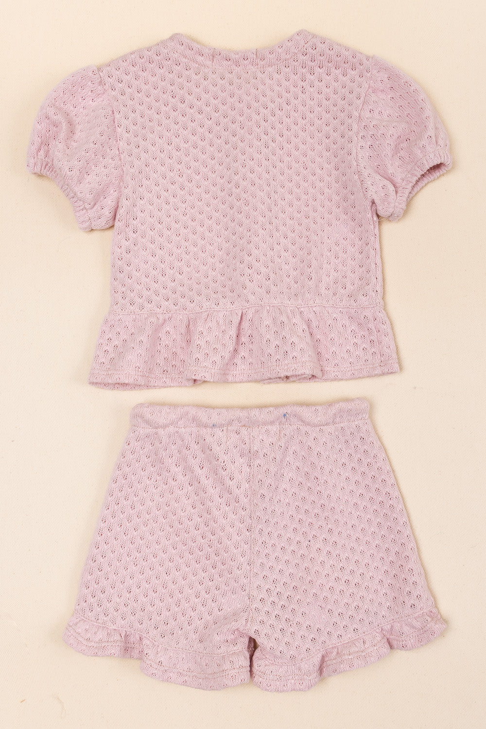 CONJUNTO BEBÉ NIÑA KIND ROSADO