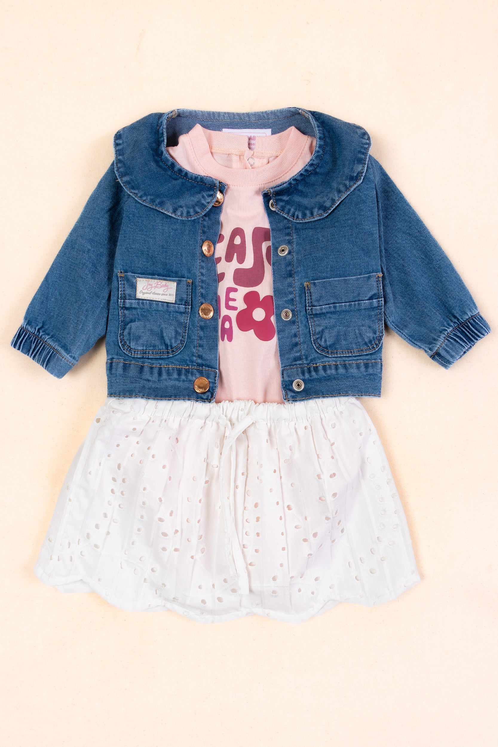 CONJUNTO BEBÉ NIÑA ROSADO
