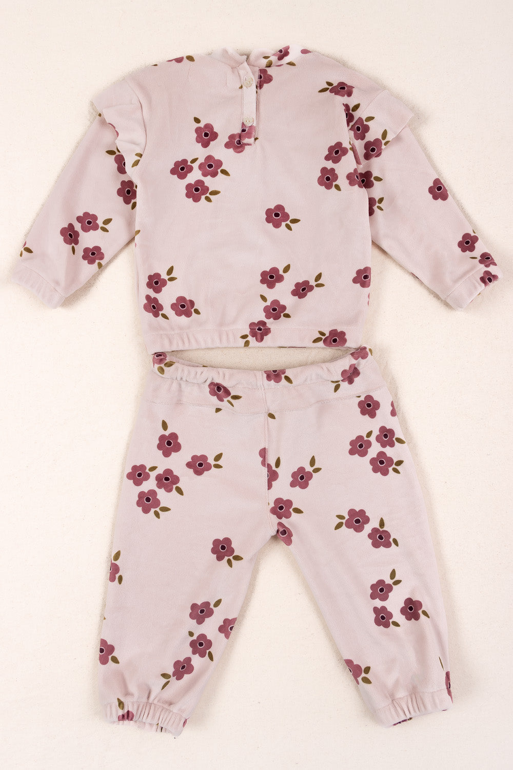 CONJUNTO BEBÉ NIÑA GREAT DAY MORADO