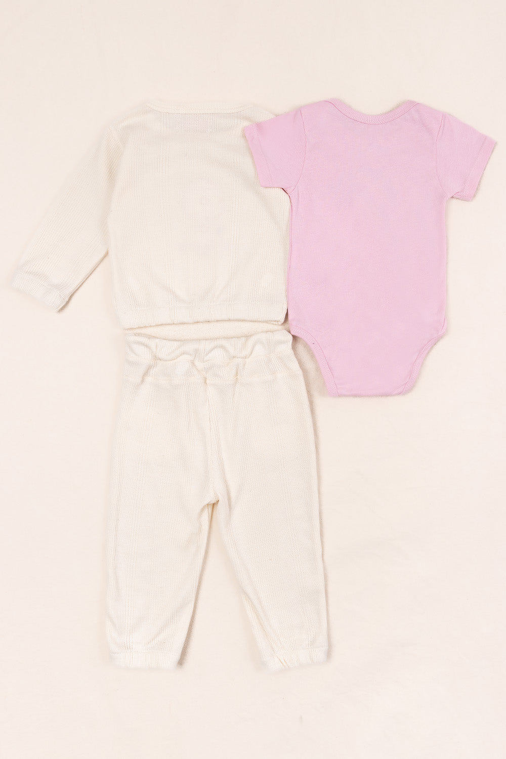 CONJUNTO BEBÉ NIÑA RAINBOW BLANCO