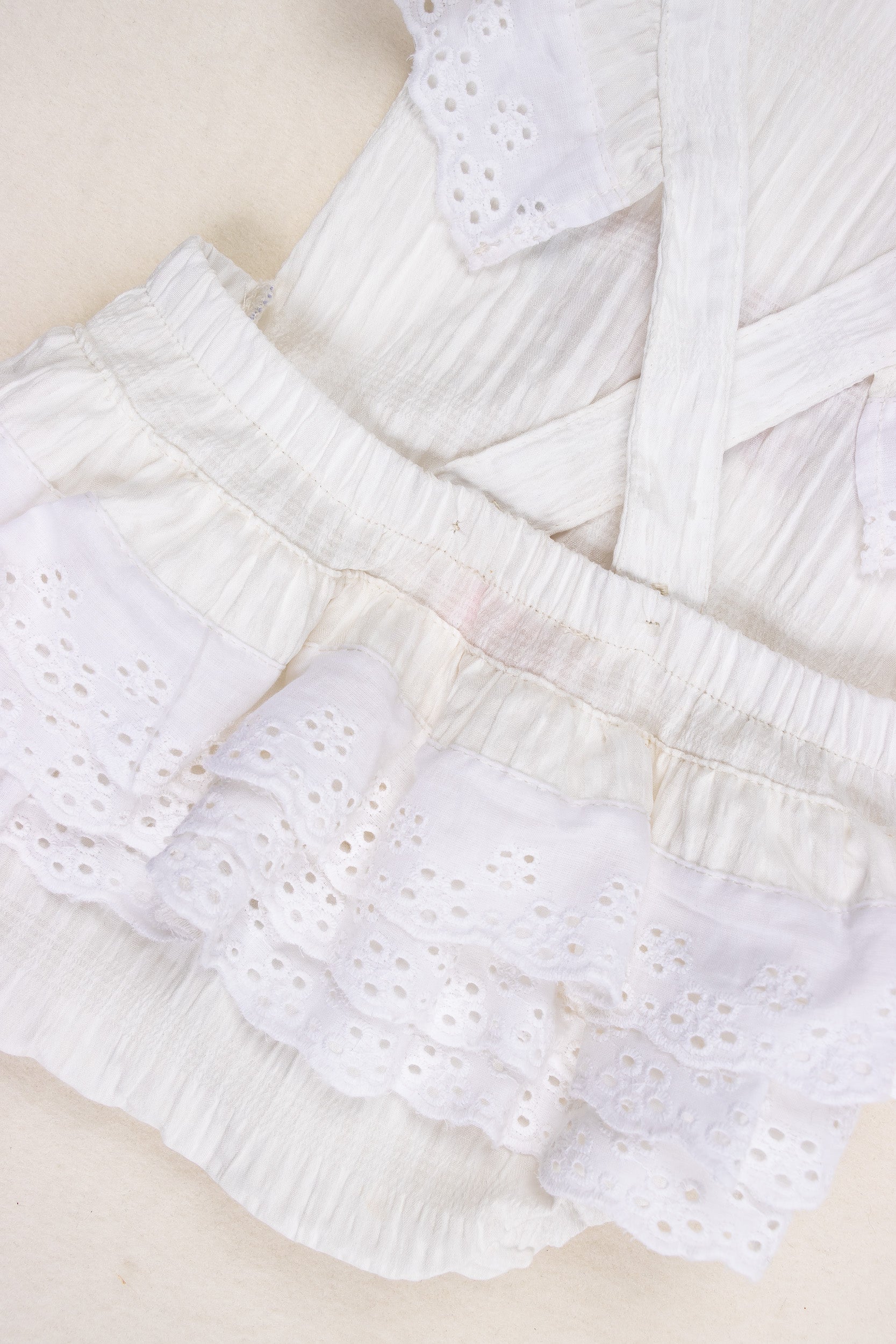 CONJUNTO VESTIDO BEBÉ NIÑA SO CUTE BLANCO