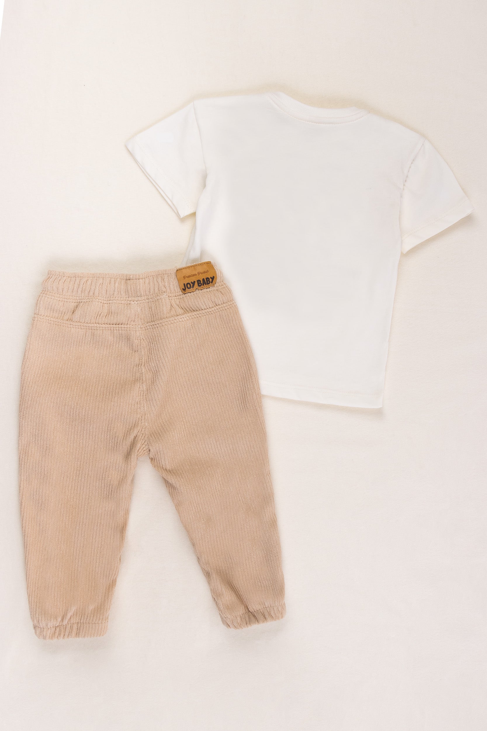 CONJUNTO BEBÉ NIÑO OH BABY BEIGE