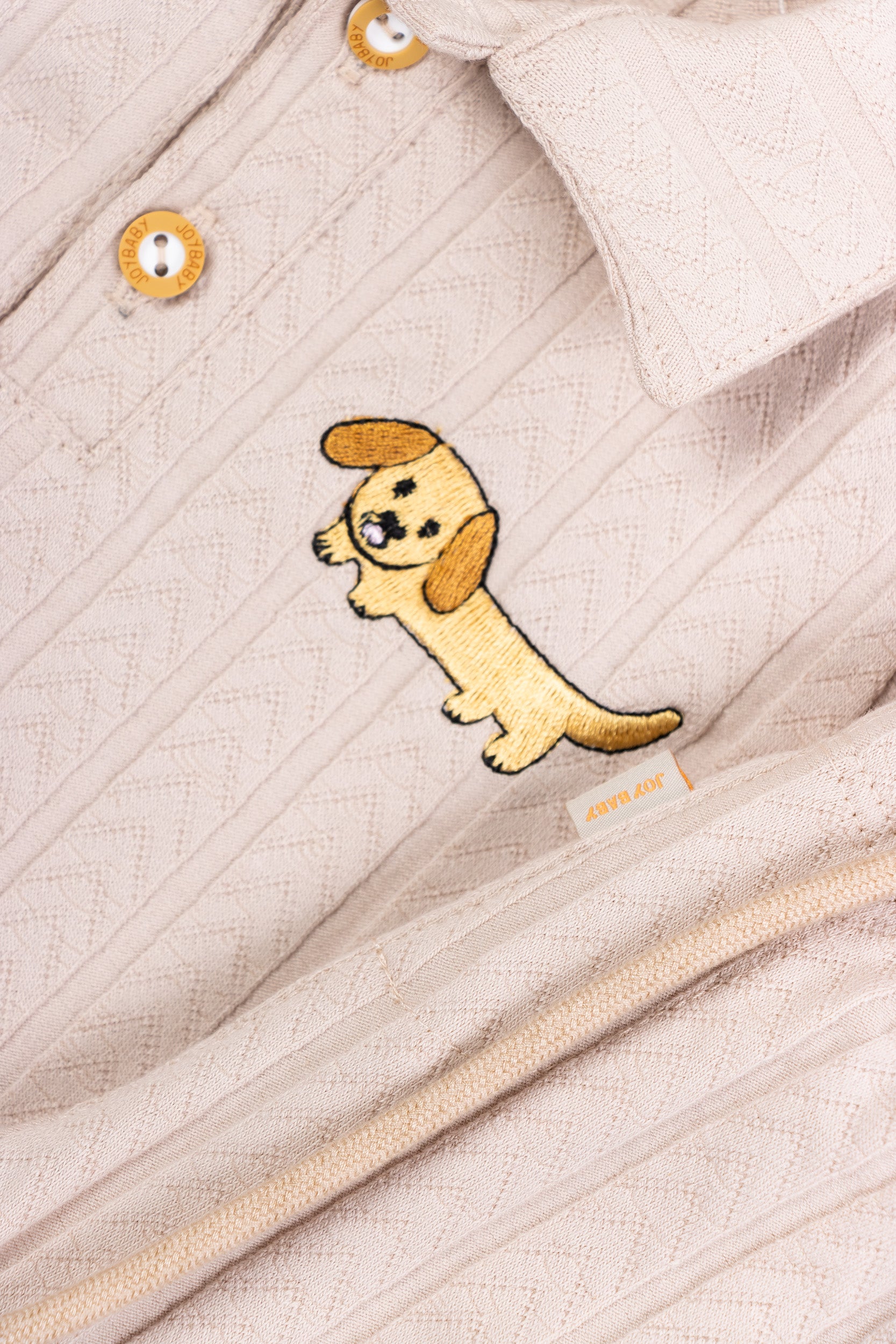 CONJUNTO BEBÉ NIÑO DOG BEIGE