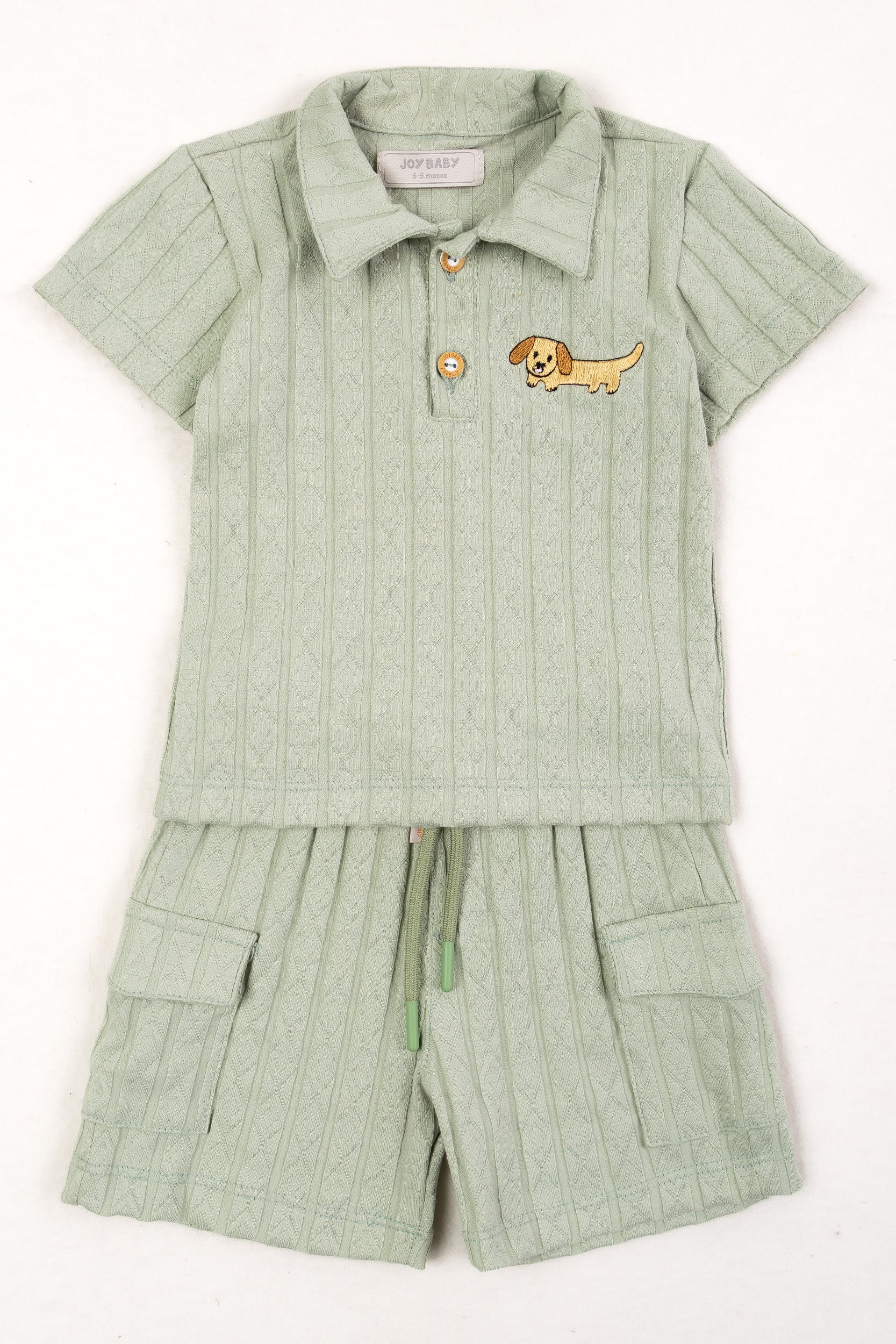 CONJUNTO BEBÉ NIÑO DOG VERDE