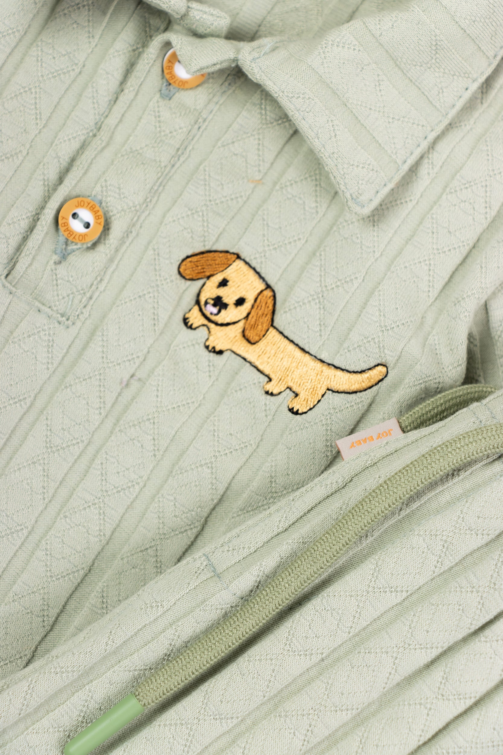 CONJUNTO BEBÉ NIÑO DOG VERDE