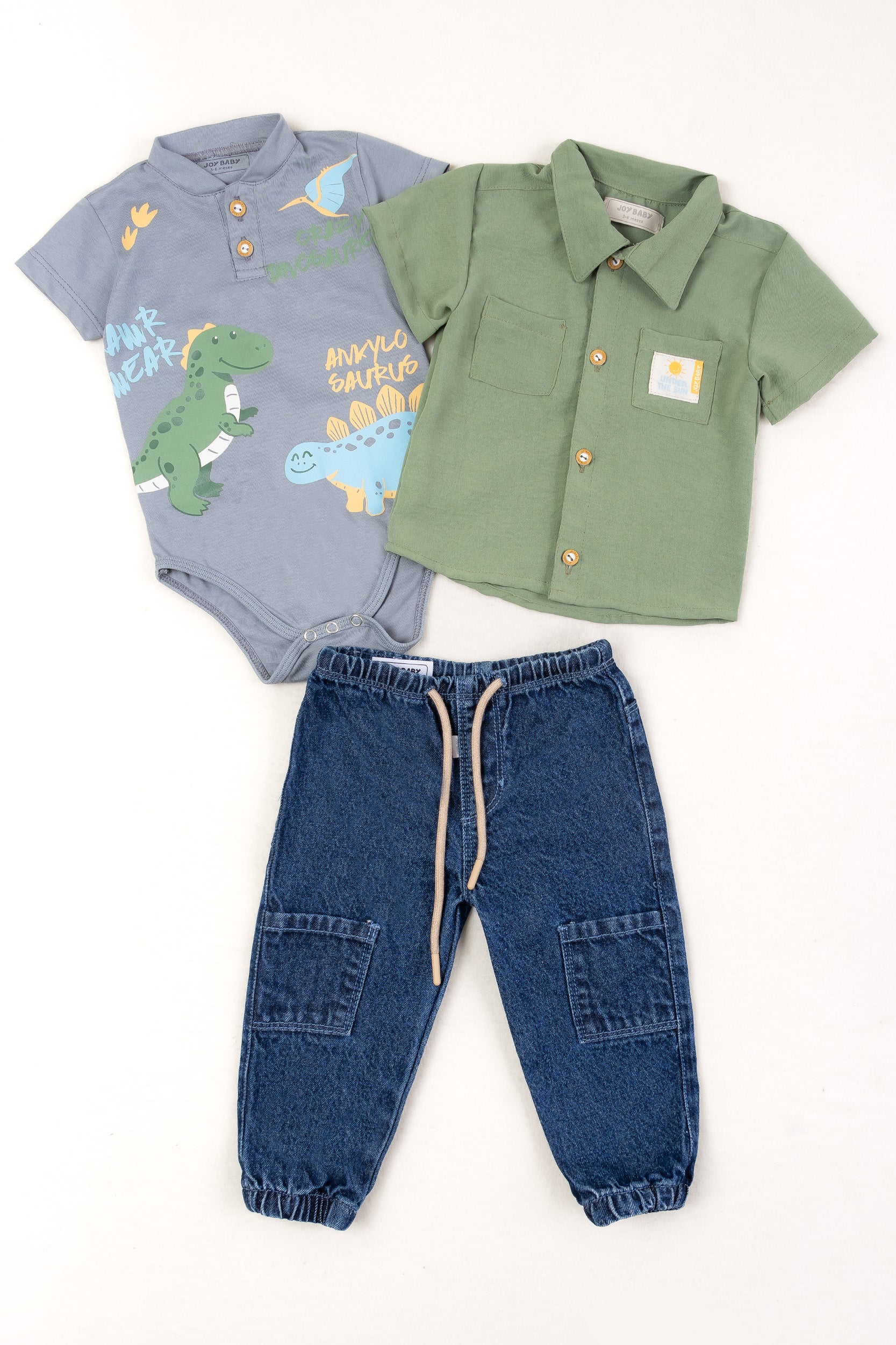 COMBO X3 BEBE NIÑO GREEN