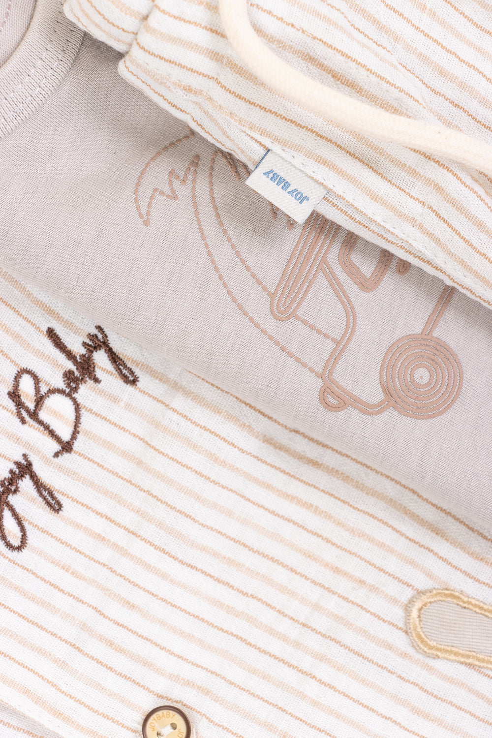 CONJUNTO BEBÉ PALM BEIGE
