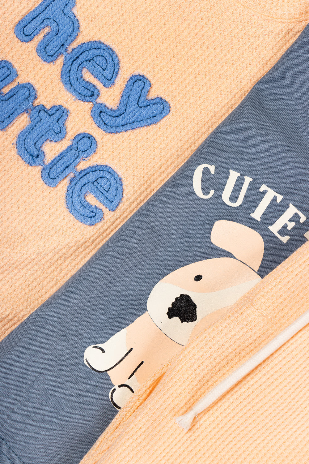 CONJUNTO BEBÉ NIÑO CUTE MANDARINA