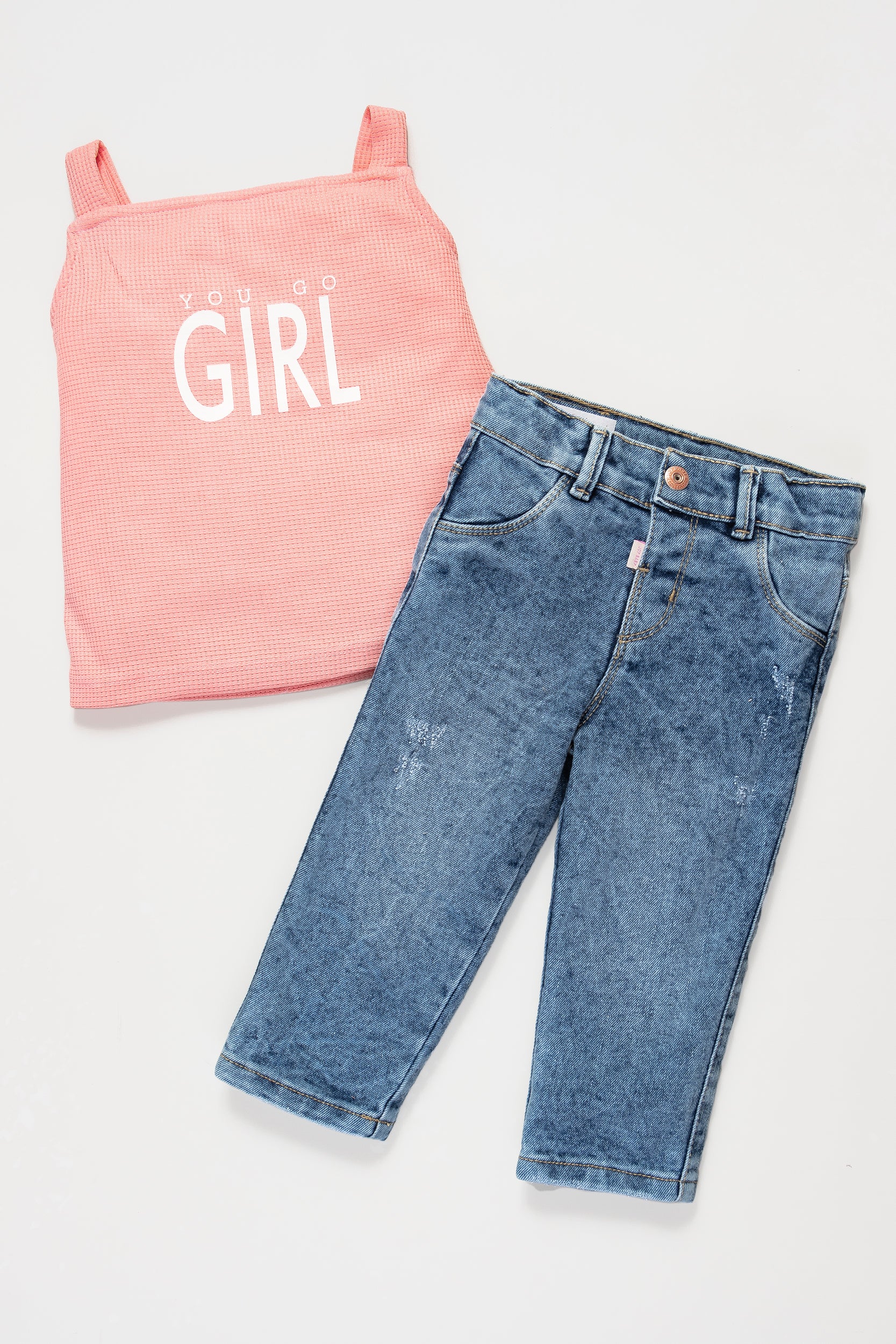CONJUNTO NIÑA GIRL ROSA