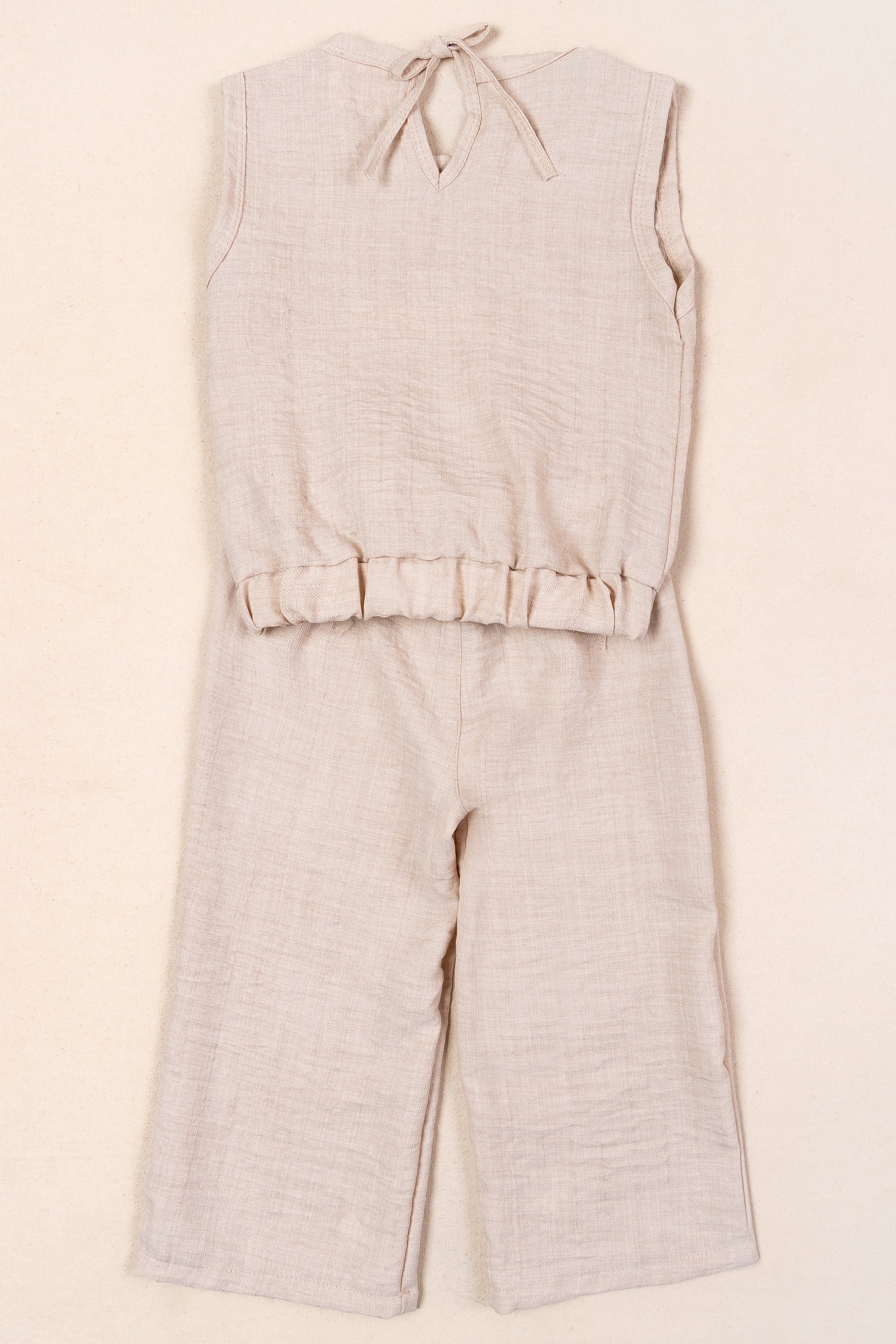 CONJUNTO NIÑA TOGETHER BEIGE