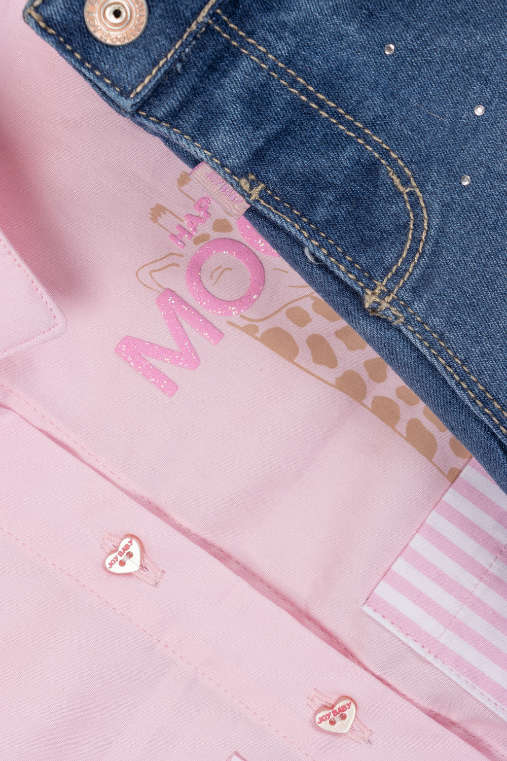 CONJUNTO NIÑA MOOD ROSADO