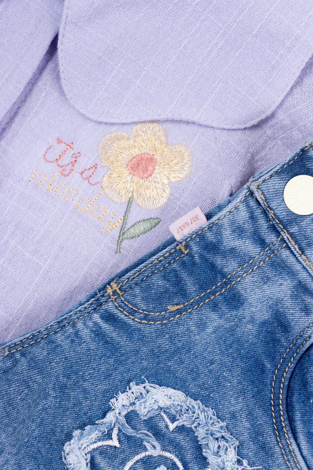CONJUNTO NIÑA NICE DAY LILA