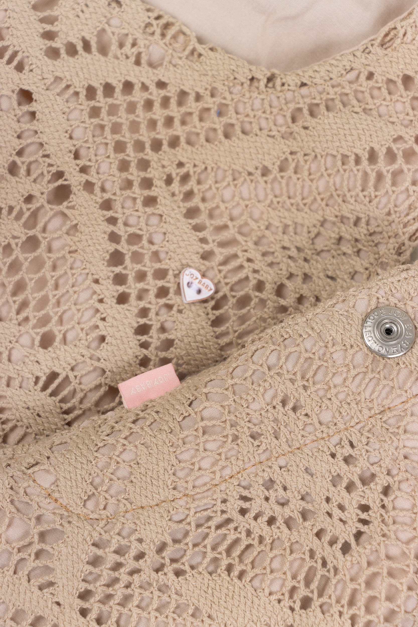 CONJUNTO NIÑA TEJIDO CAFÉ