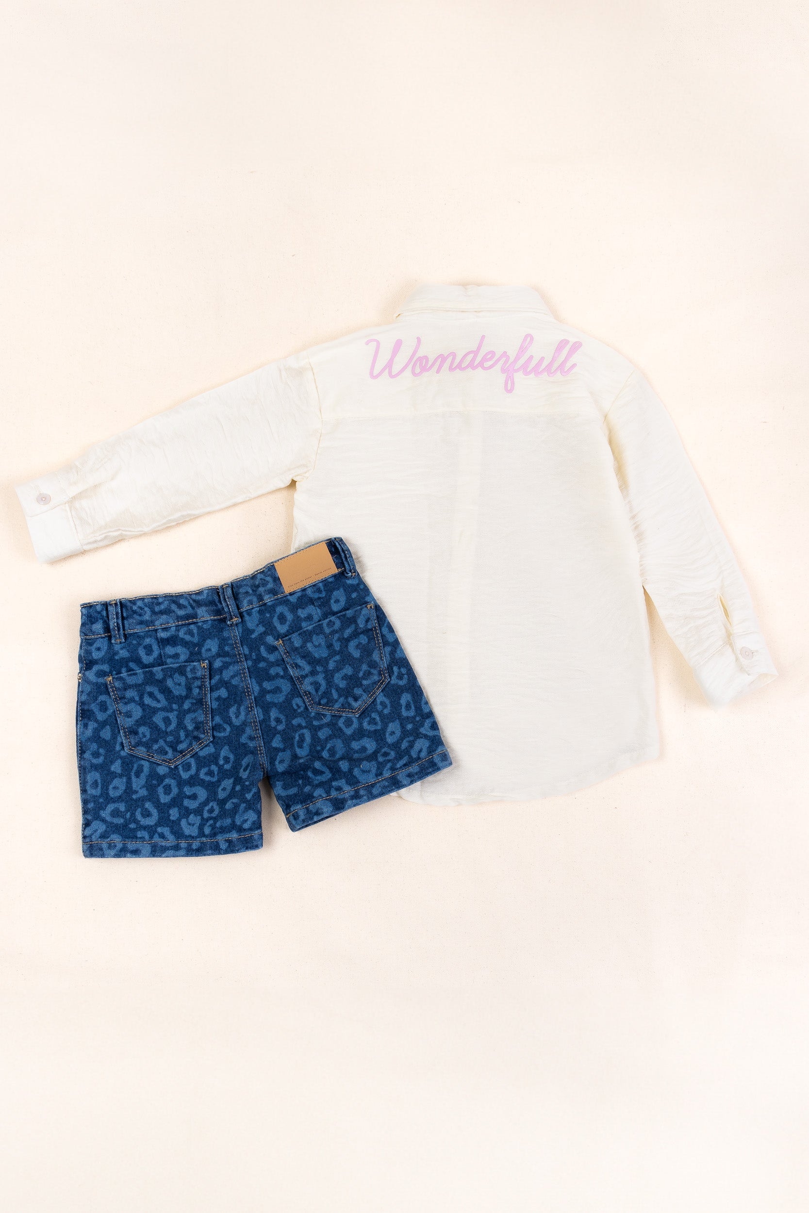CONJUNTO NIÑA WONDERFULL BLANCO