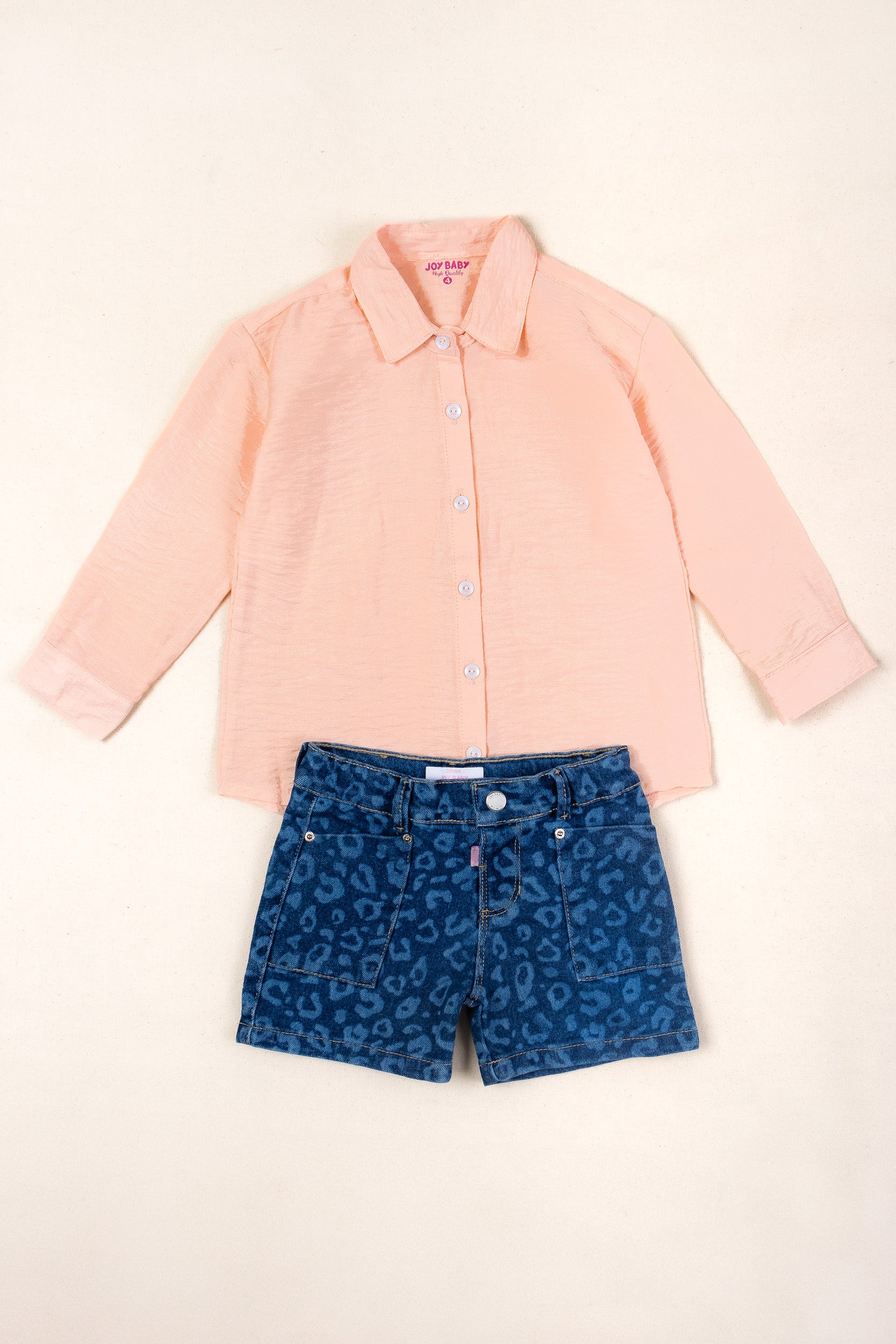 CONJUNTO NIÑA WONDERFULL MANDARINA