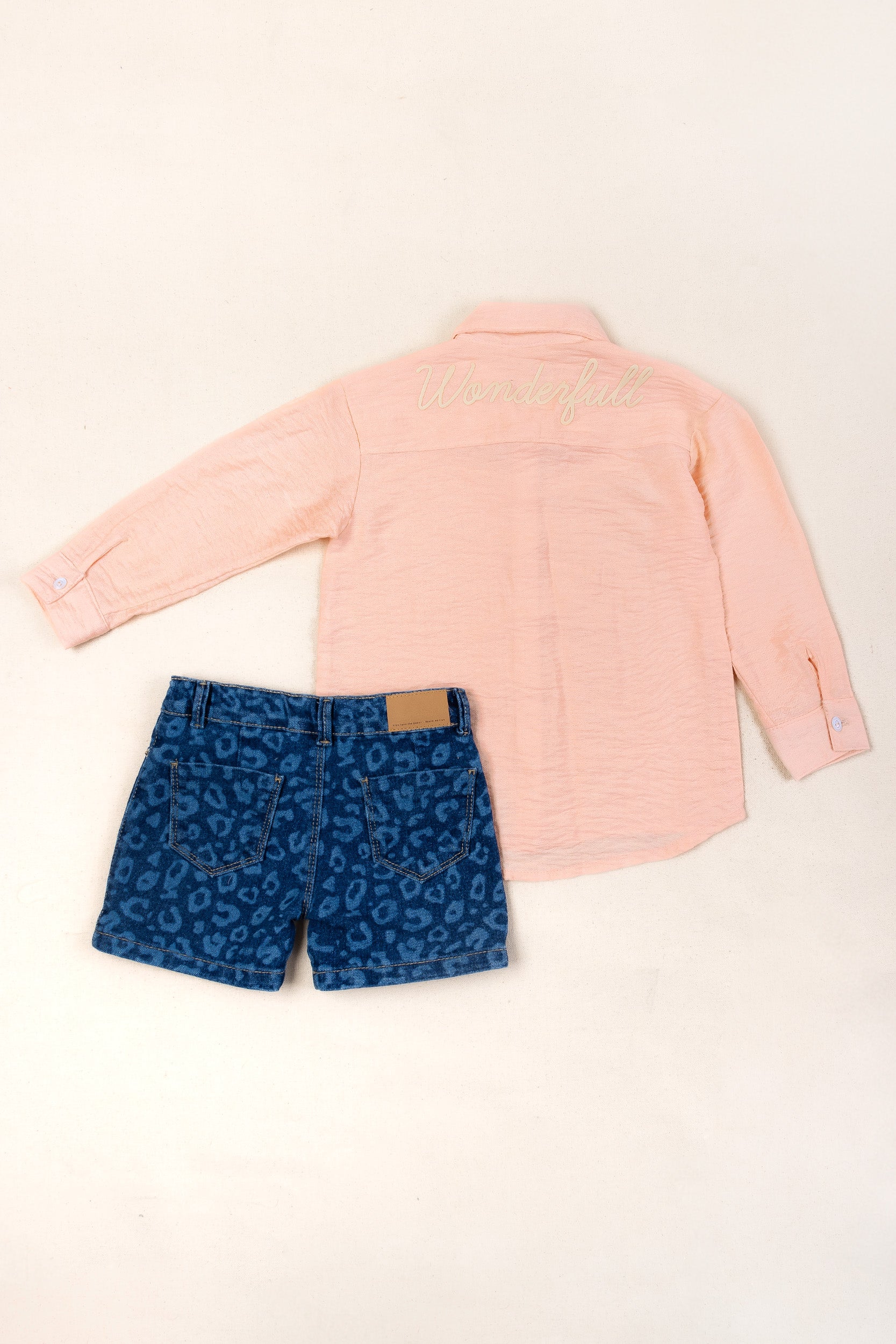 CONJUNTO NIÑA WONDERFULL MANDARINA