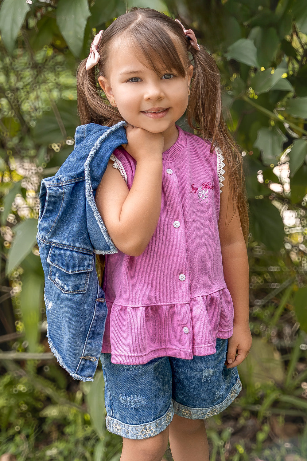 CONJUNTO NIÑA COMFORT FUCSIA