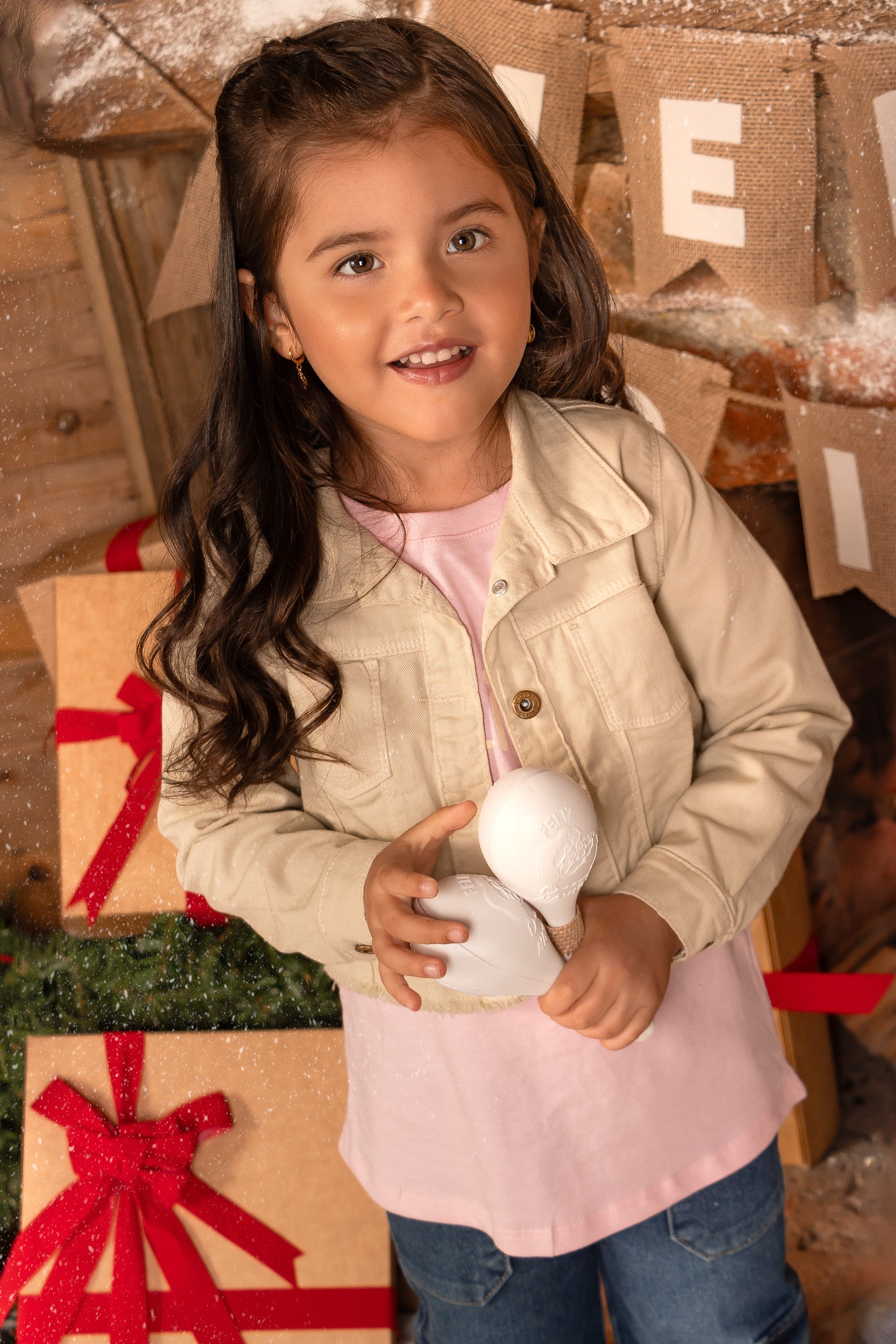 CONJUNTO 3 PRENDAS NIÑA BEIGE