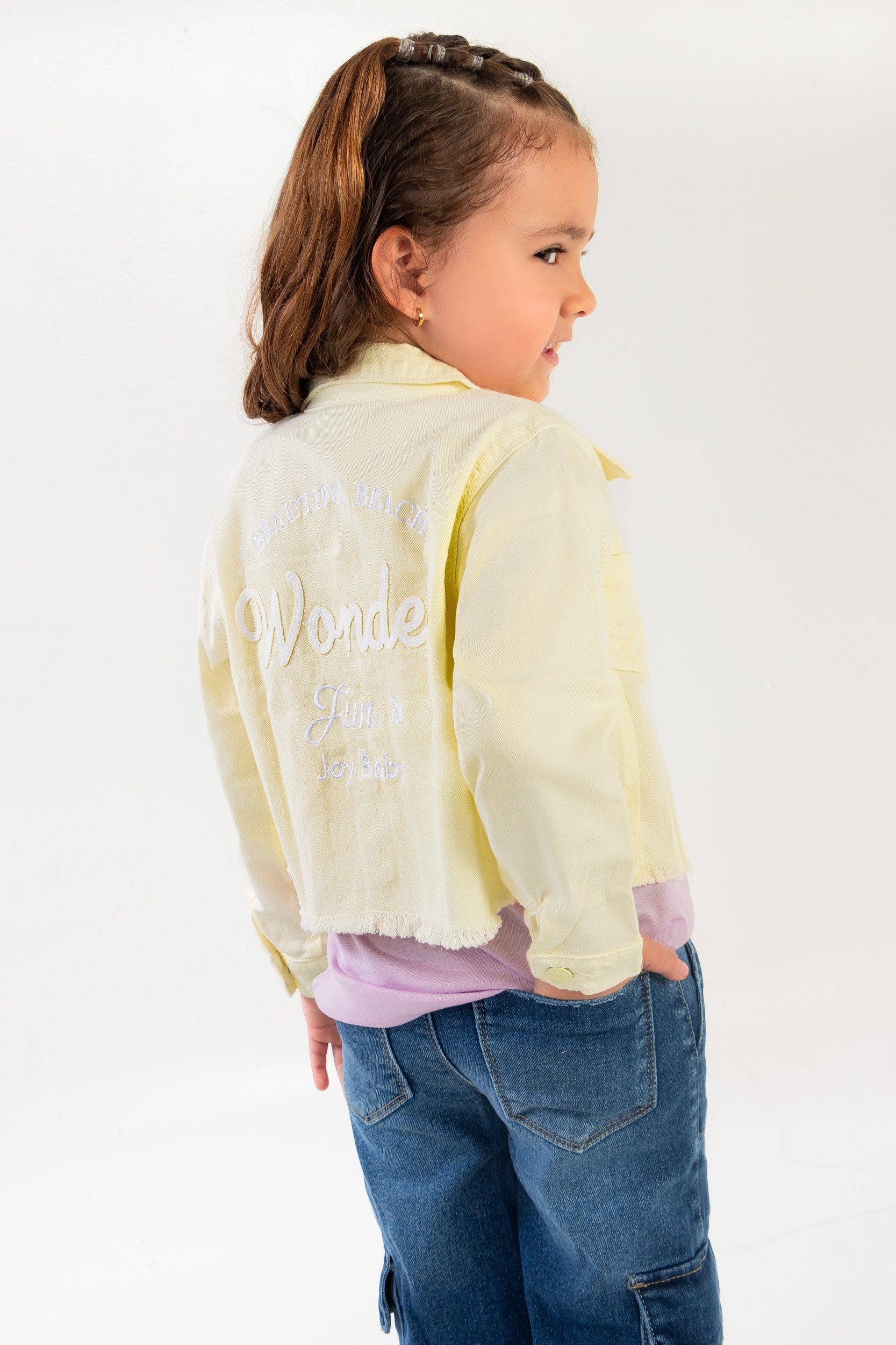 CONJUNTO 3 PRENDAS NIÑA AMARILLO