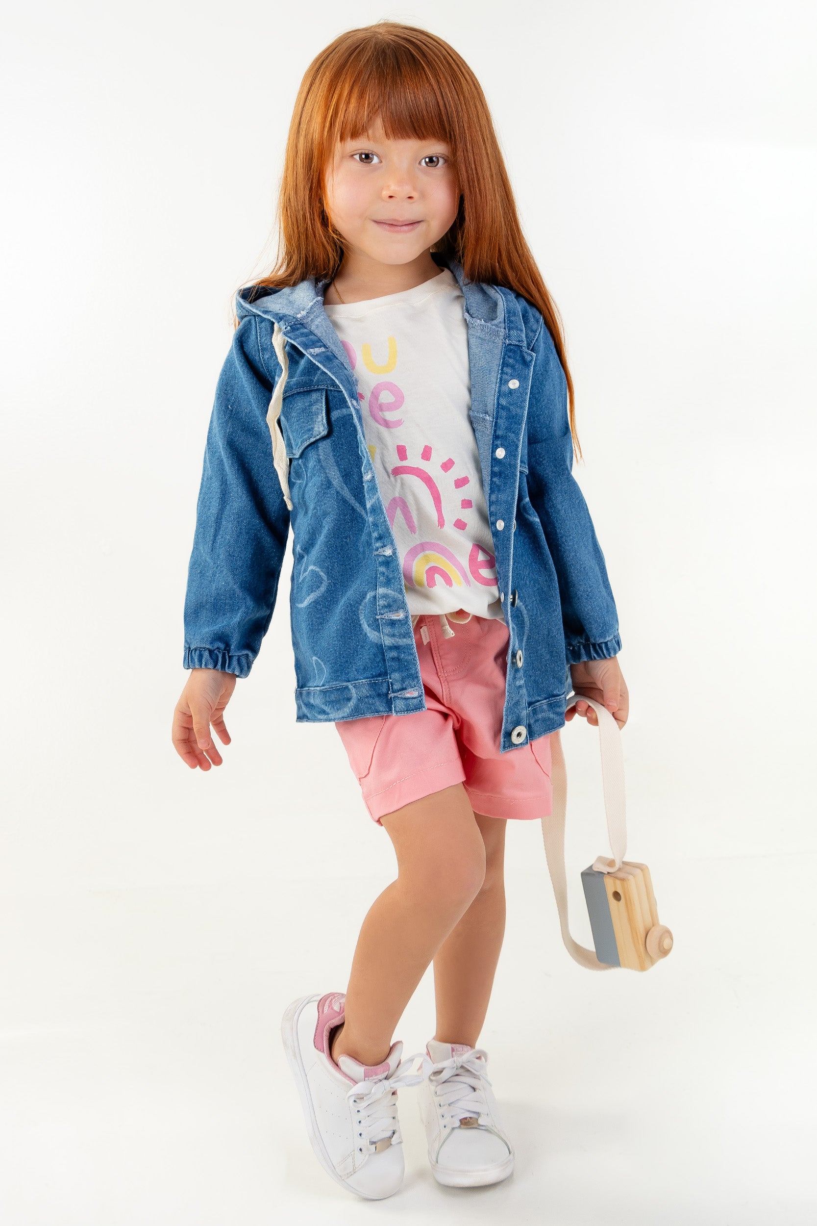 CONJUNTO 3 PRENDAS NIÑA SUNSHINE ROSADO