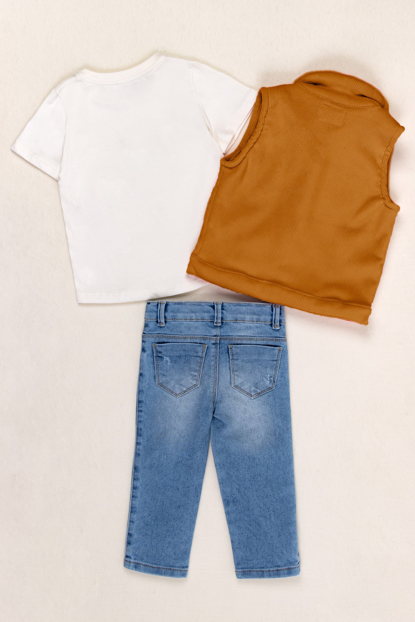 CONJUNTO 3 PRENDAS NIÑA LOVE CAFE