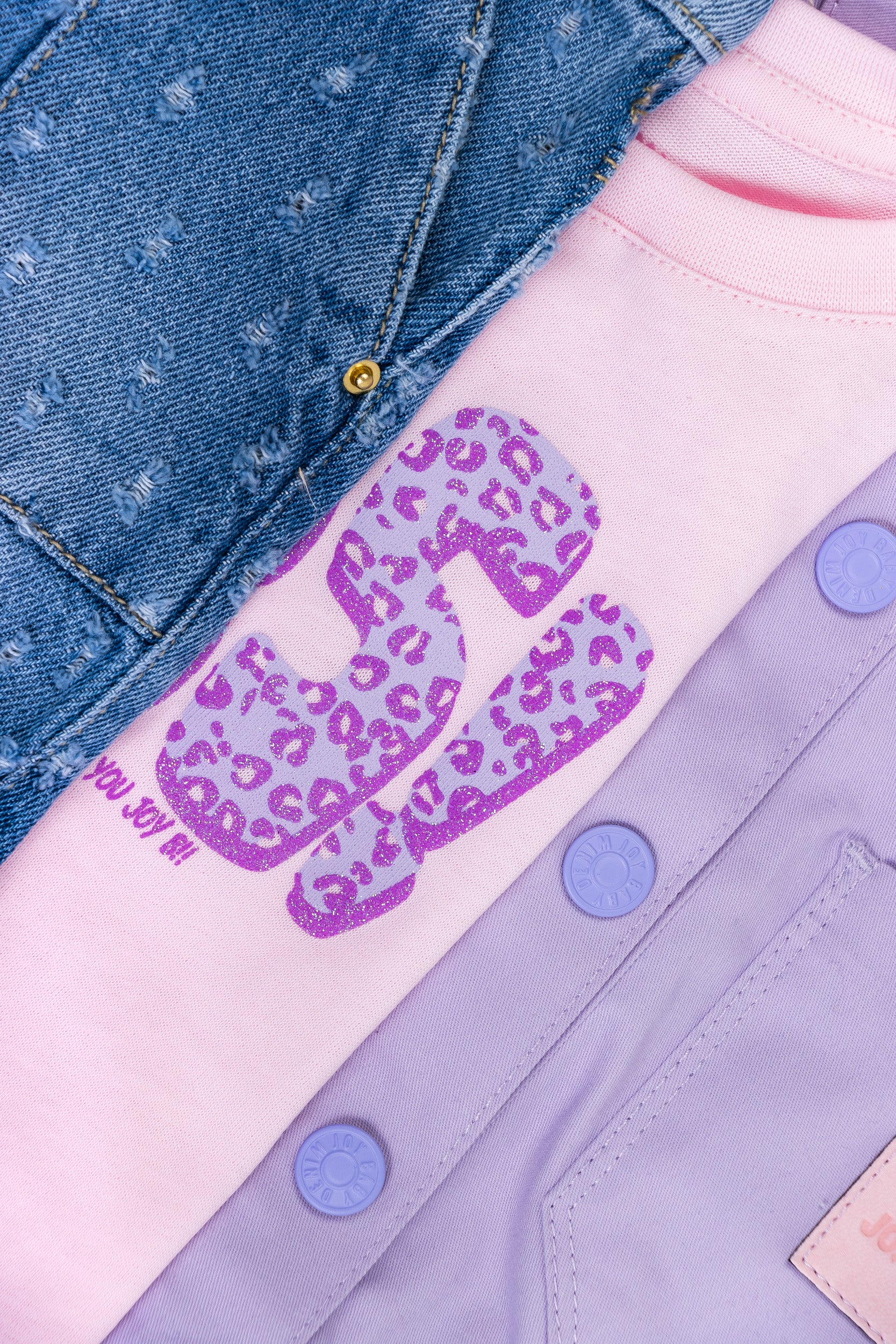 CONJUNTO 3 PRENDAS NIÑA MORADO