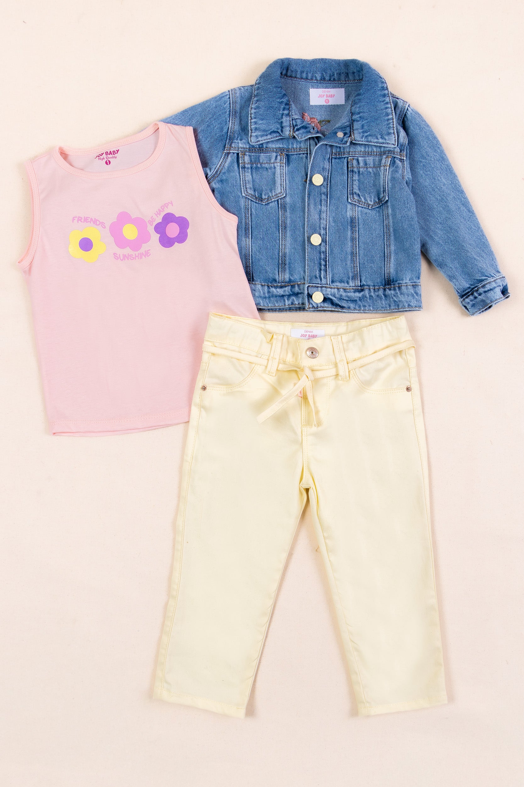 COMBO X3 NIÑA FLORES Y COLORES
