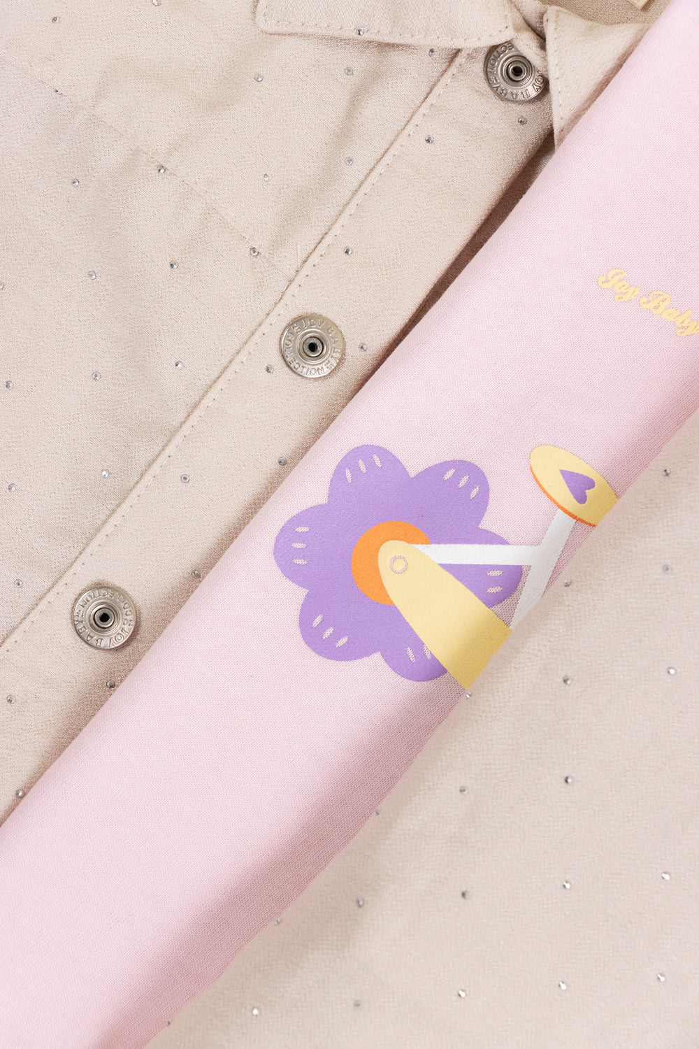 CONJUNTO 3 PRENDAS NIÑA BIKE BEIGE