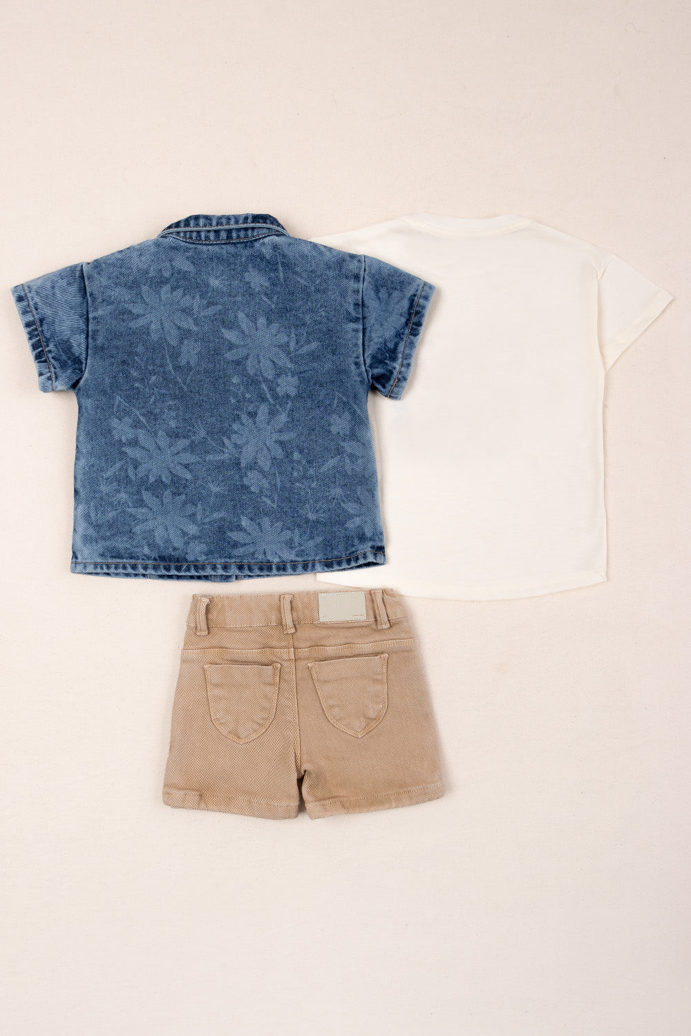CONJUNTO 3 PRENDAS NIÑA WILD CAFÉ