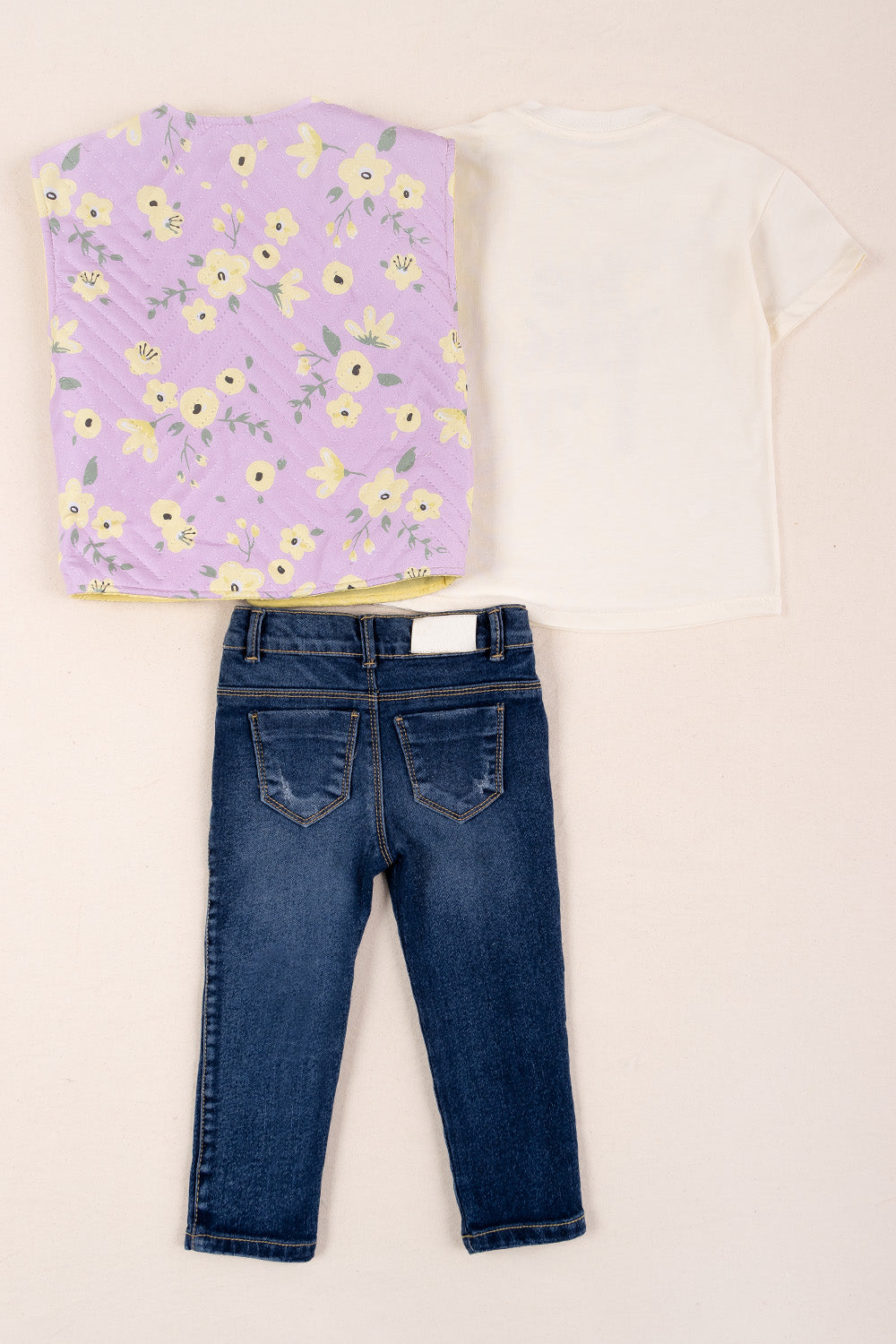 CONJUNTO 3 PRENDAS NIÑA BE LILA