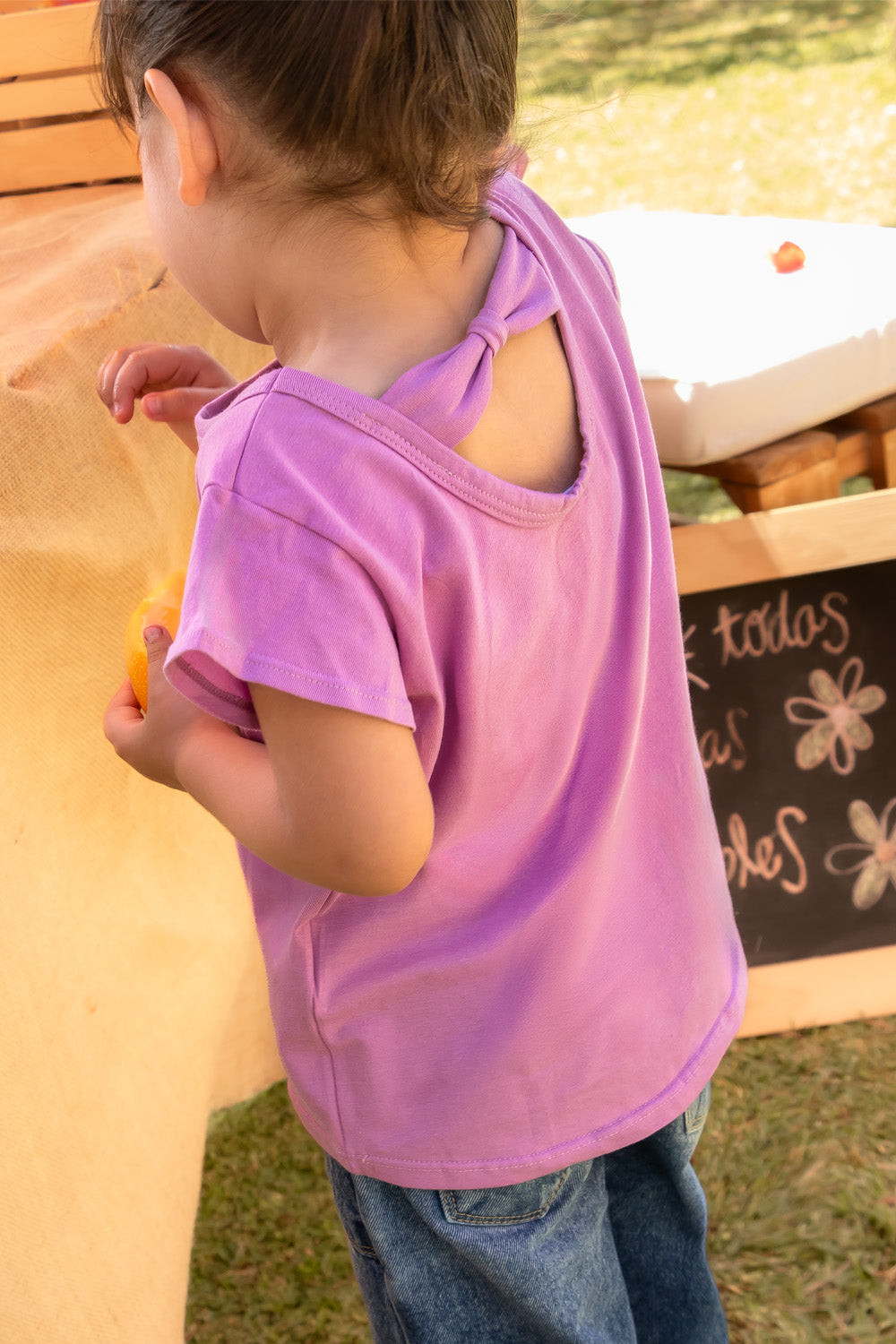 CONJUNTO 3 PRENDAS NIÑA GREAT MORADO