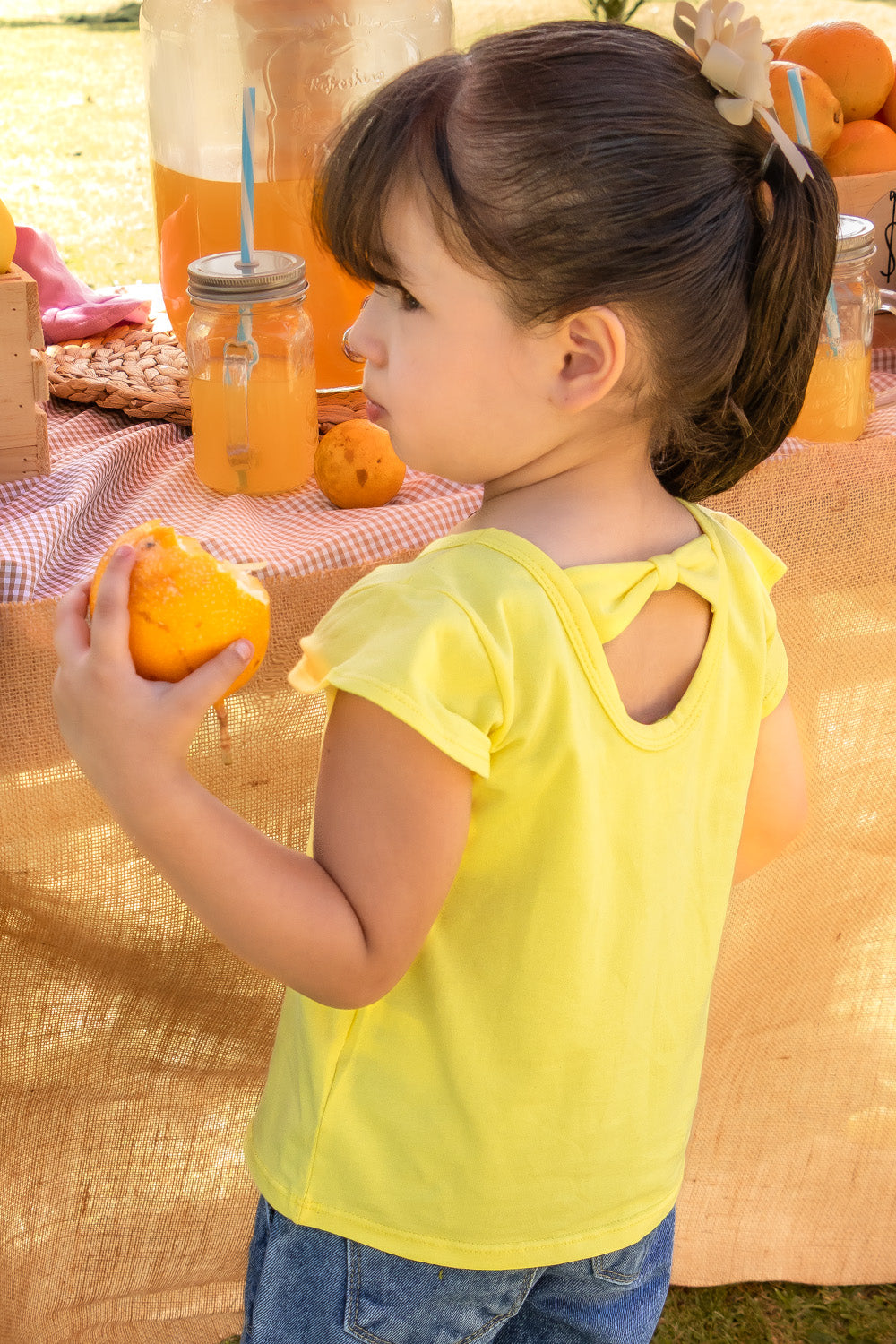 CONJUNTO 3 PRENDAS NIÑA GREAT AMARILLO