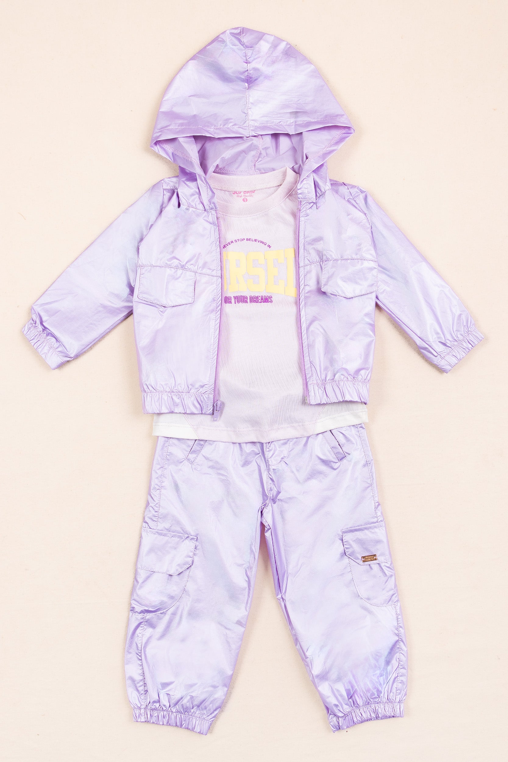 DEPORTIVO 3 PRENDAS NIÑA MORADO