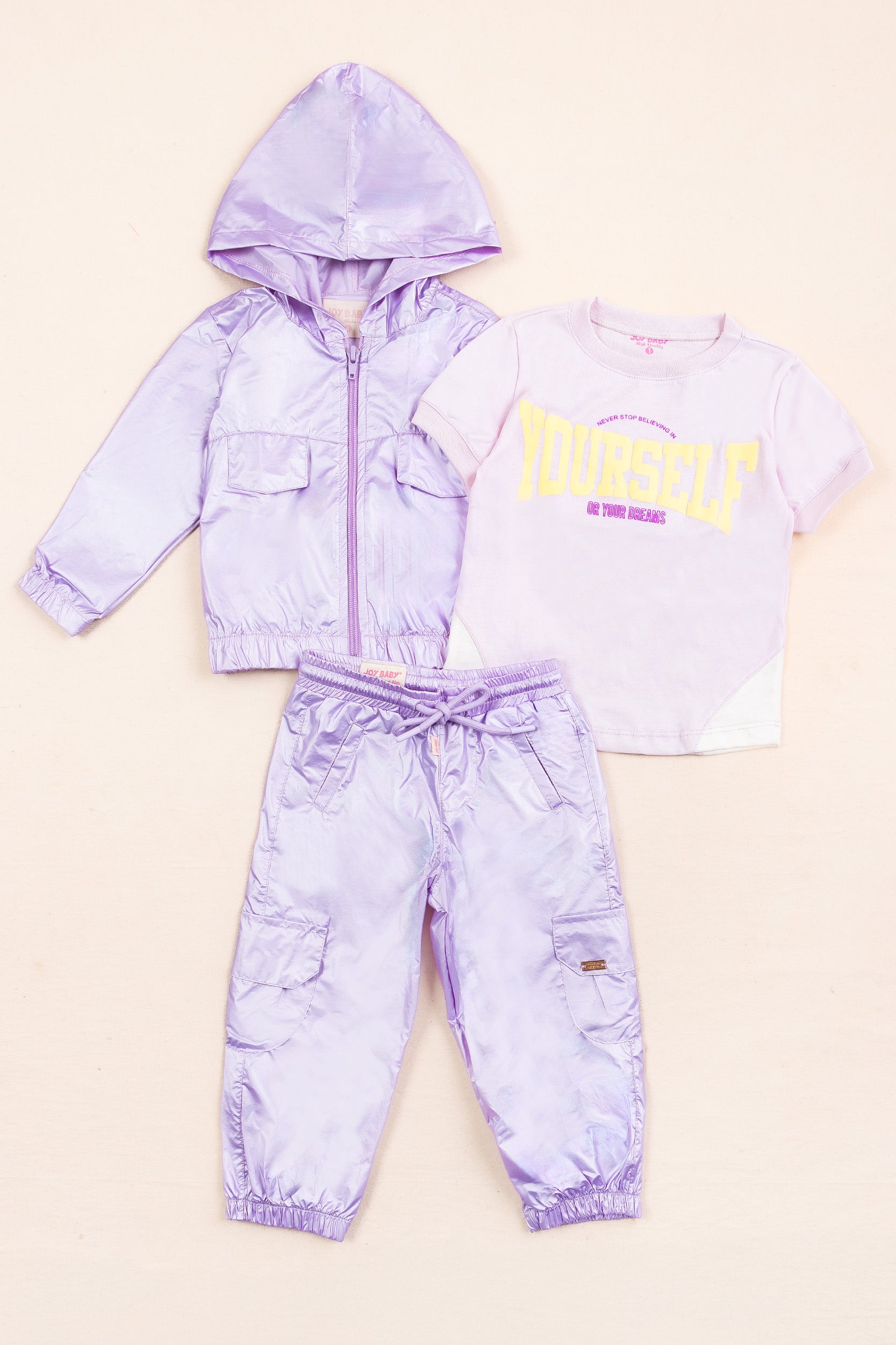 DEPORTIVO 3 PRENDAS NIÑA MORADO