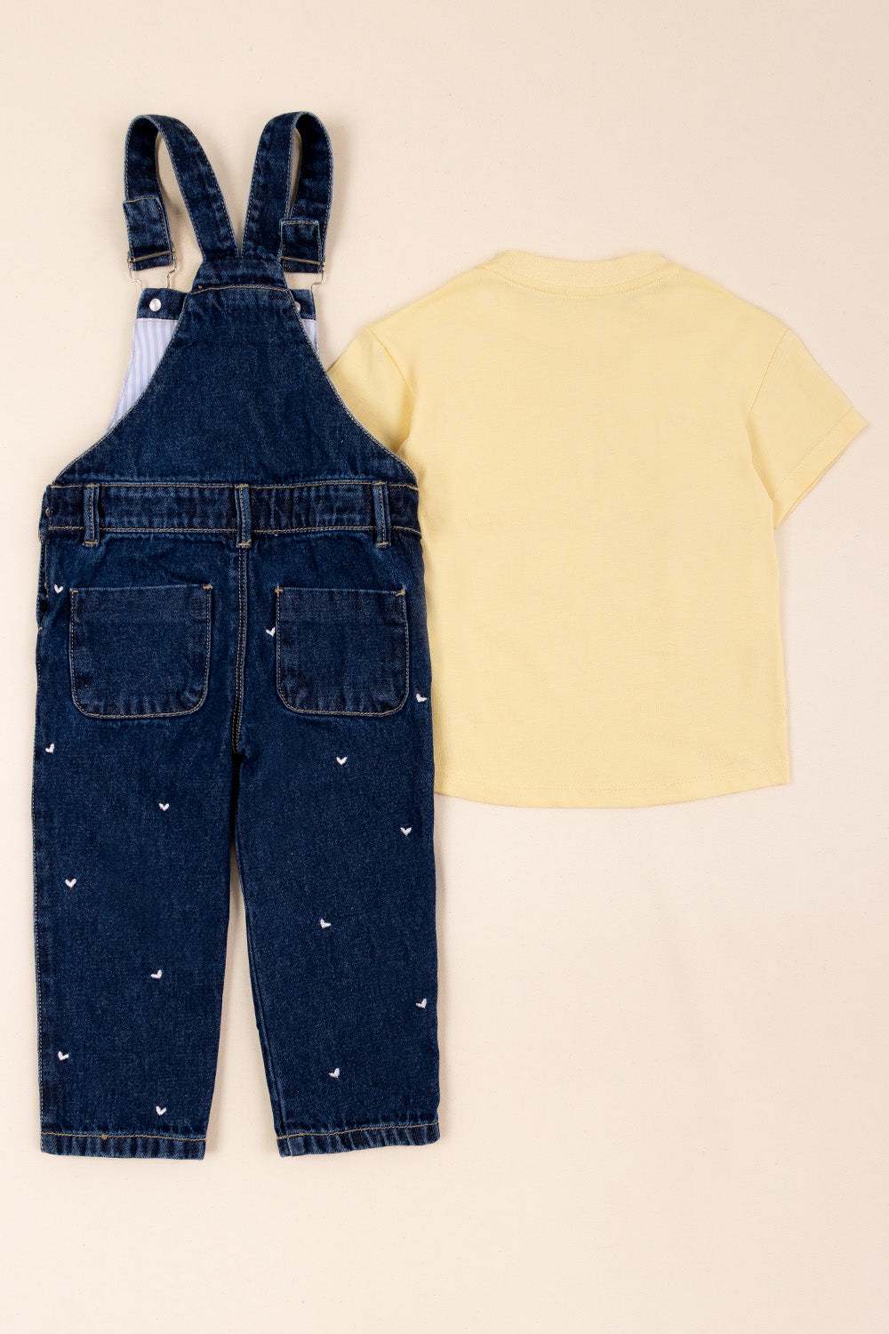 CONJUNTO OVEROL NIÑA COOL KIT AMARILLO