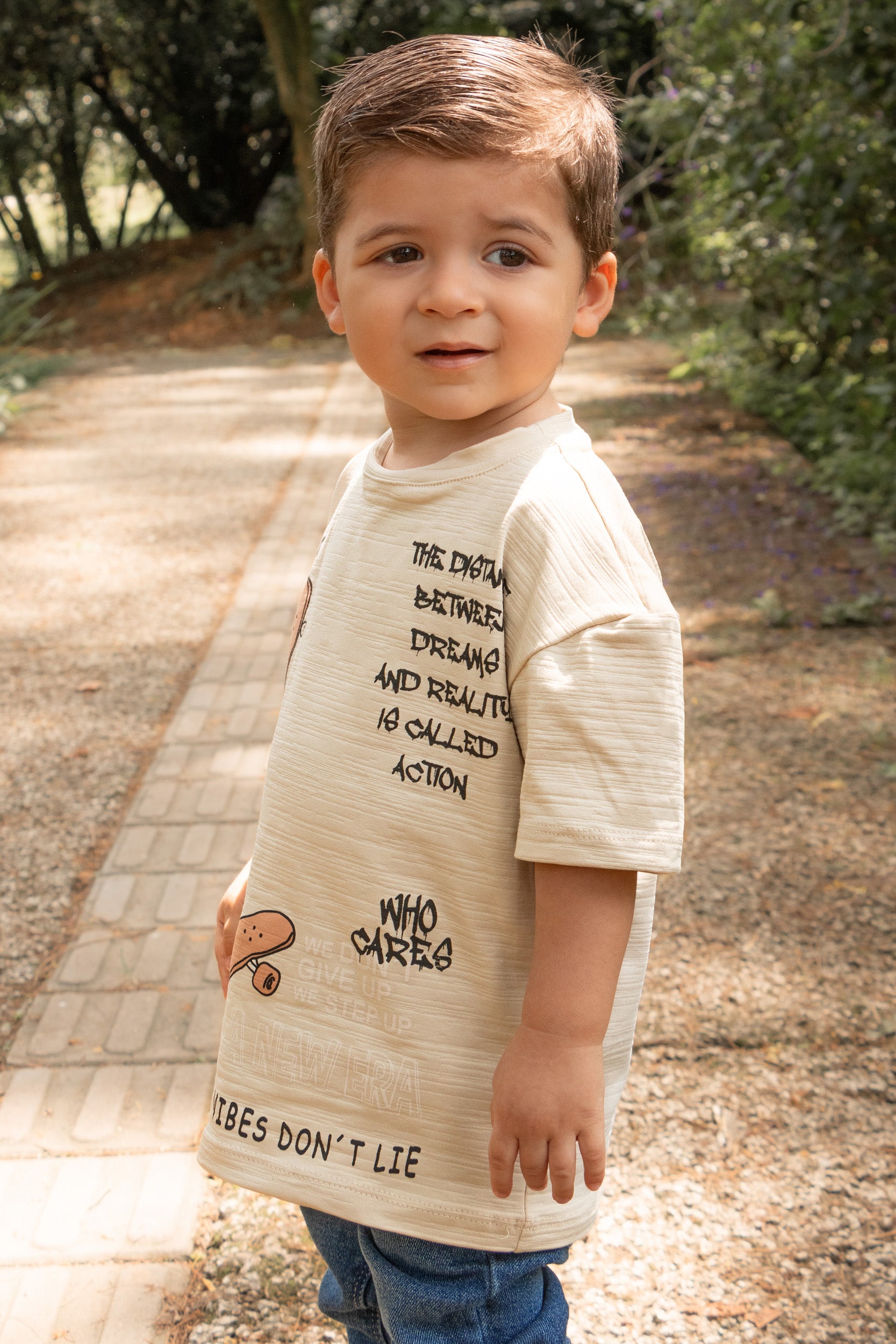 CONJUNTO 2 PRENDAS NIÑO BEIGE
