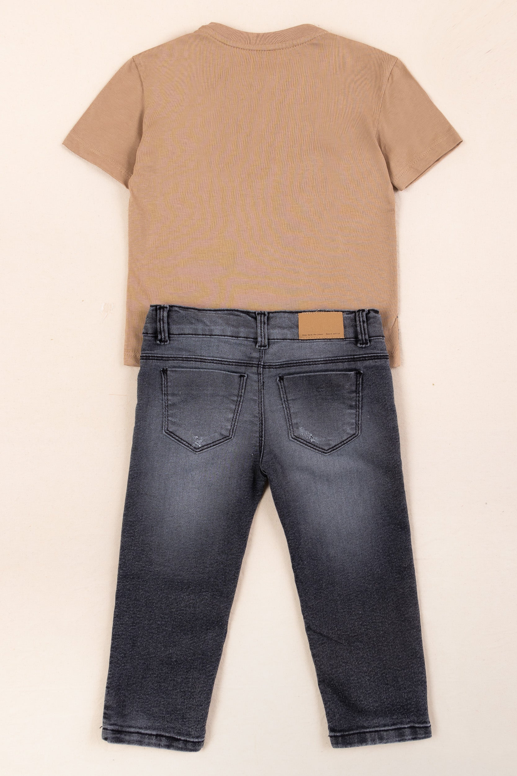 CONJUNTO 2 PRENDAS NIÑO SPACE CAFÉ