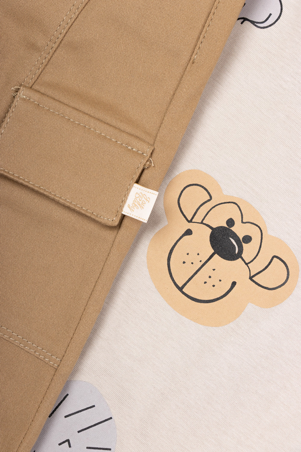 CONJUNTO 2 PRENDAS NIÑO SAFARI CAMEL