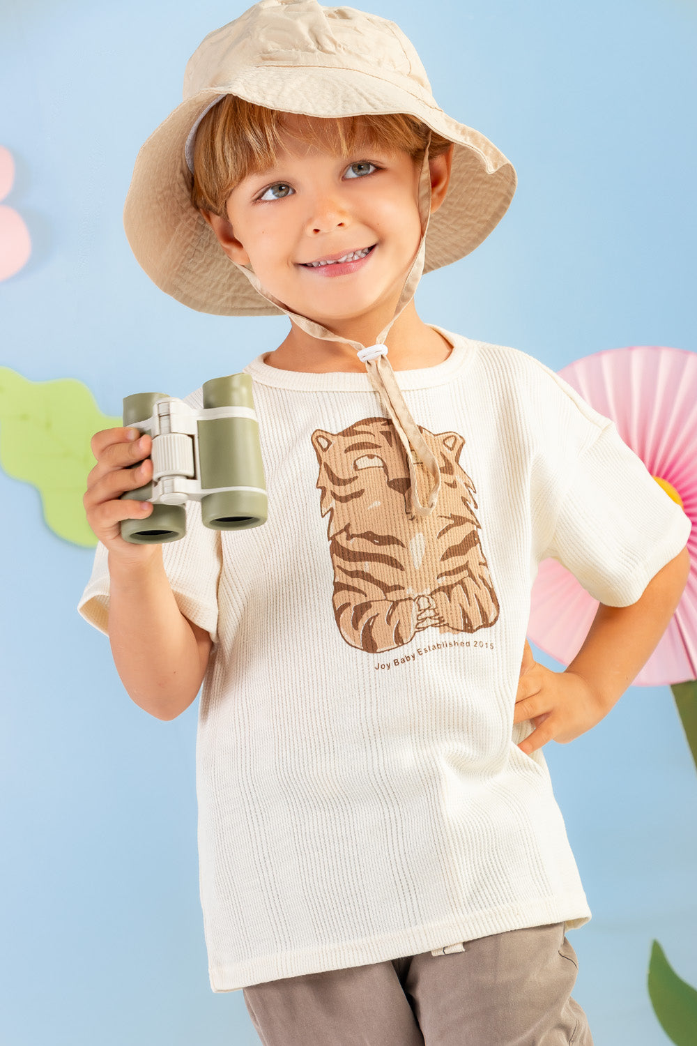 CONJUNTO 2 PRENDAS NIÑO WILD BLANCO