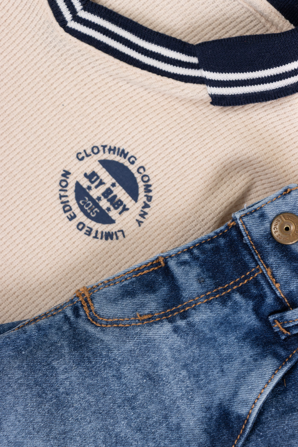 CONJUNTO 2 PRENDAS NIÑO COMPANY BEIGE