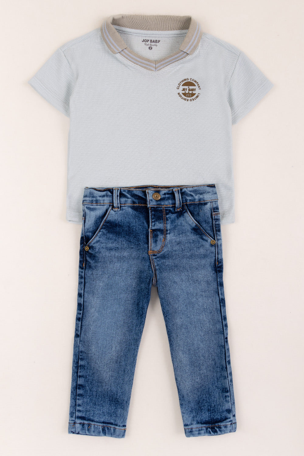 CONJUNTO 2 PRENDAS NIÑO COMPANY AZUL