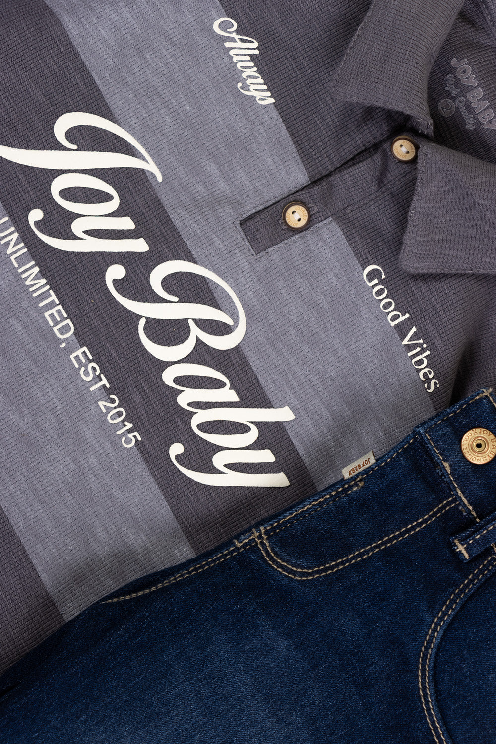 CONJUNTO 2 PRENDAS NIÑO UNLIMITED GRIS