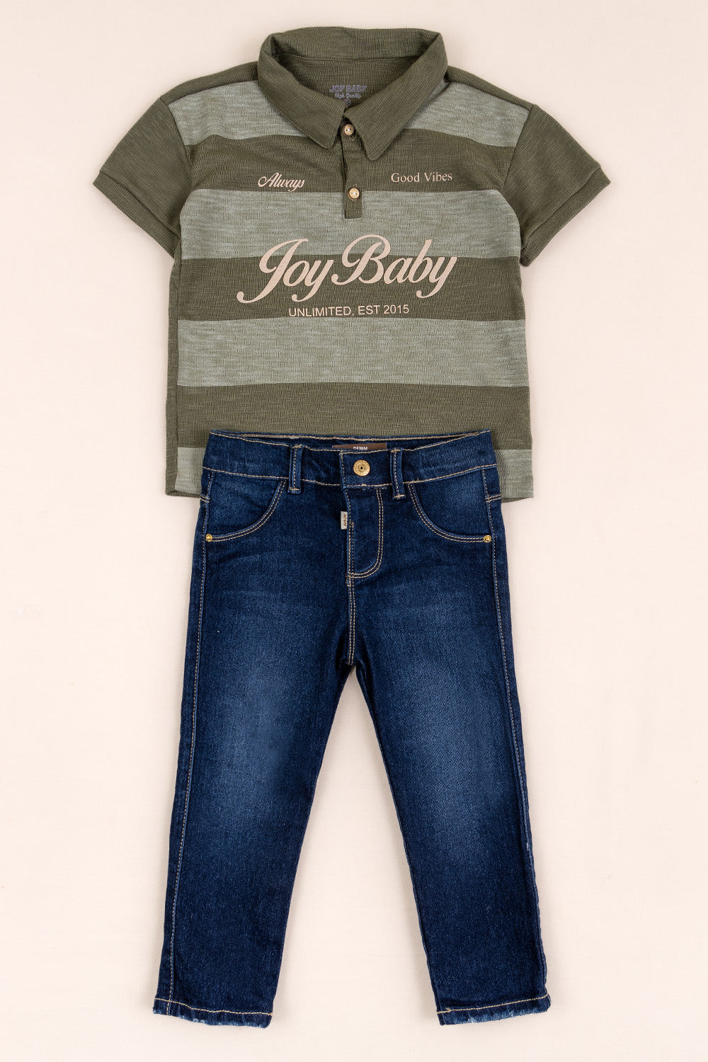 CONJUNTO 2 PRENDAS NIÑO UNLIMITED VERDE